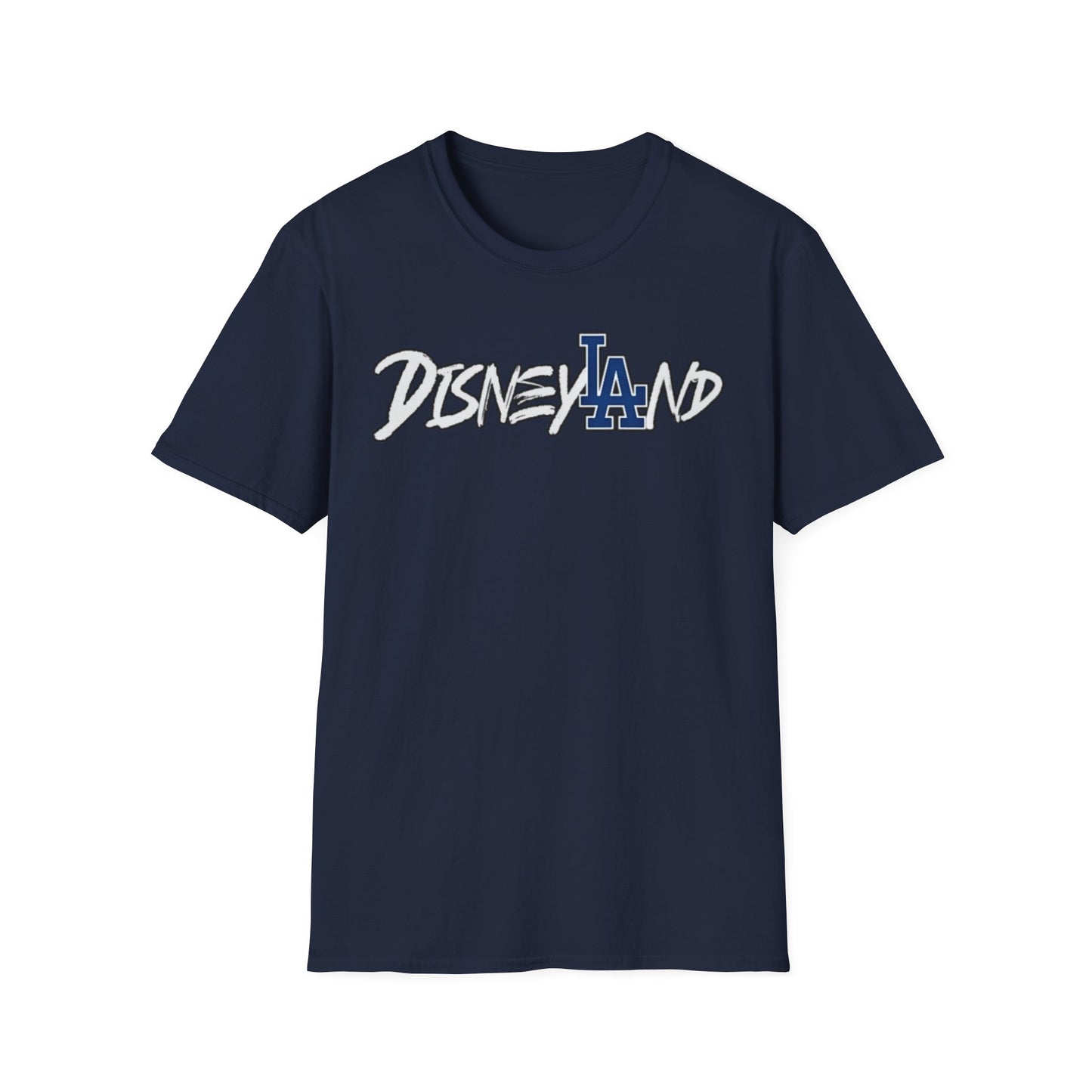 Disneyland LA Dodgers Unisex Softstyle T-Shirt - Fun & Comfy Gift for Disney Fans