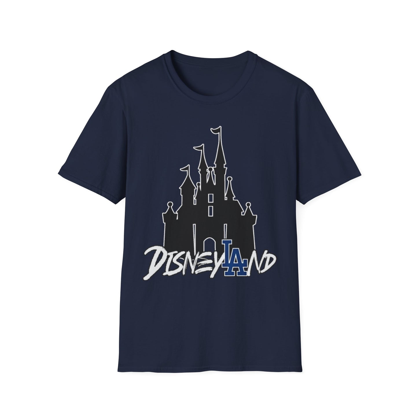 Disneyland LA Dodgers Unisex Softstyle T-Shirt - Fun & Comfy Gift for Disney Fans
