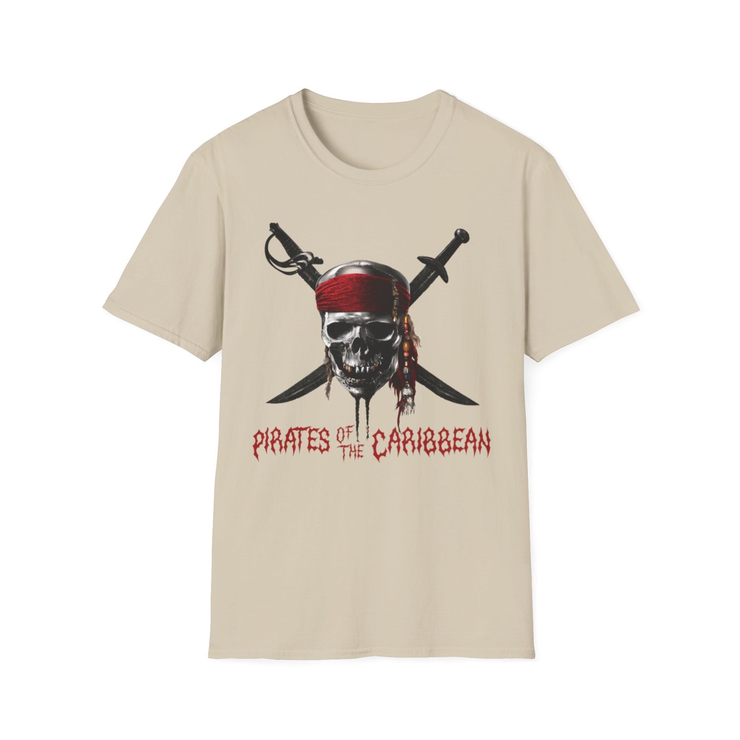 Pirates of the Caribbean Unisex Softstyle T-Shirt - Perfect for Fans and Adventure Lovers