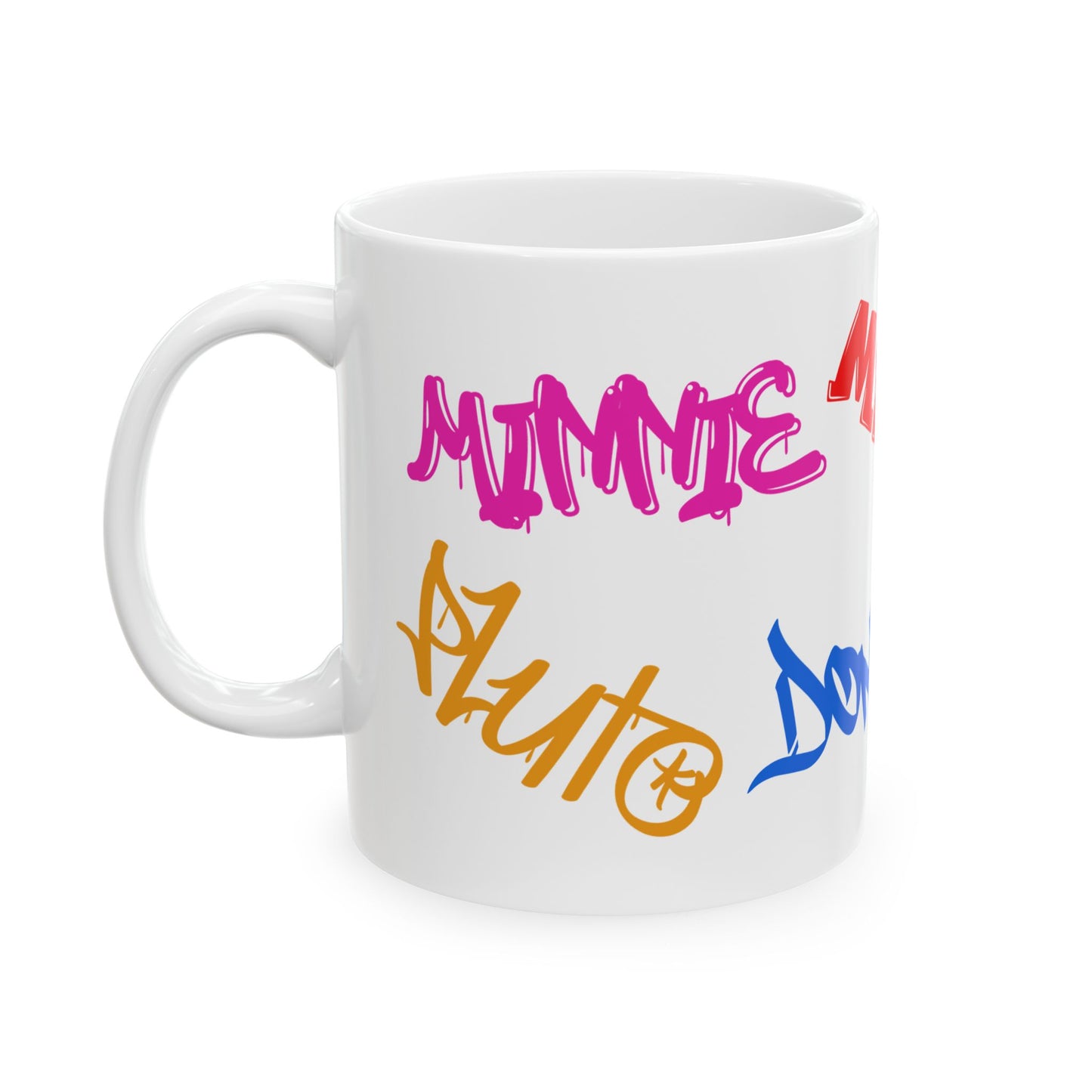 Colorful Cartoon Character Ceramic Mug - 11oz & 15oz
