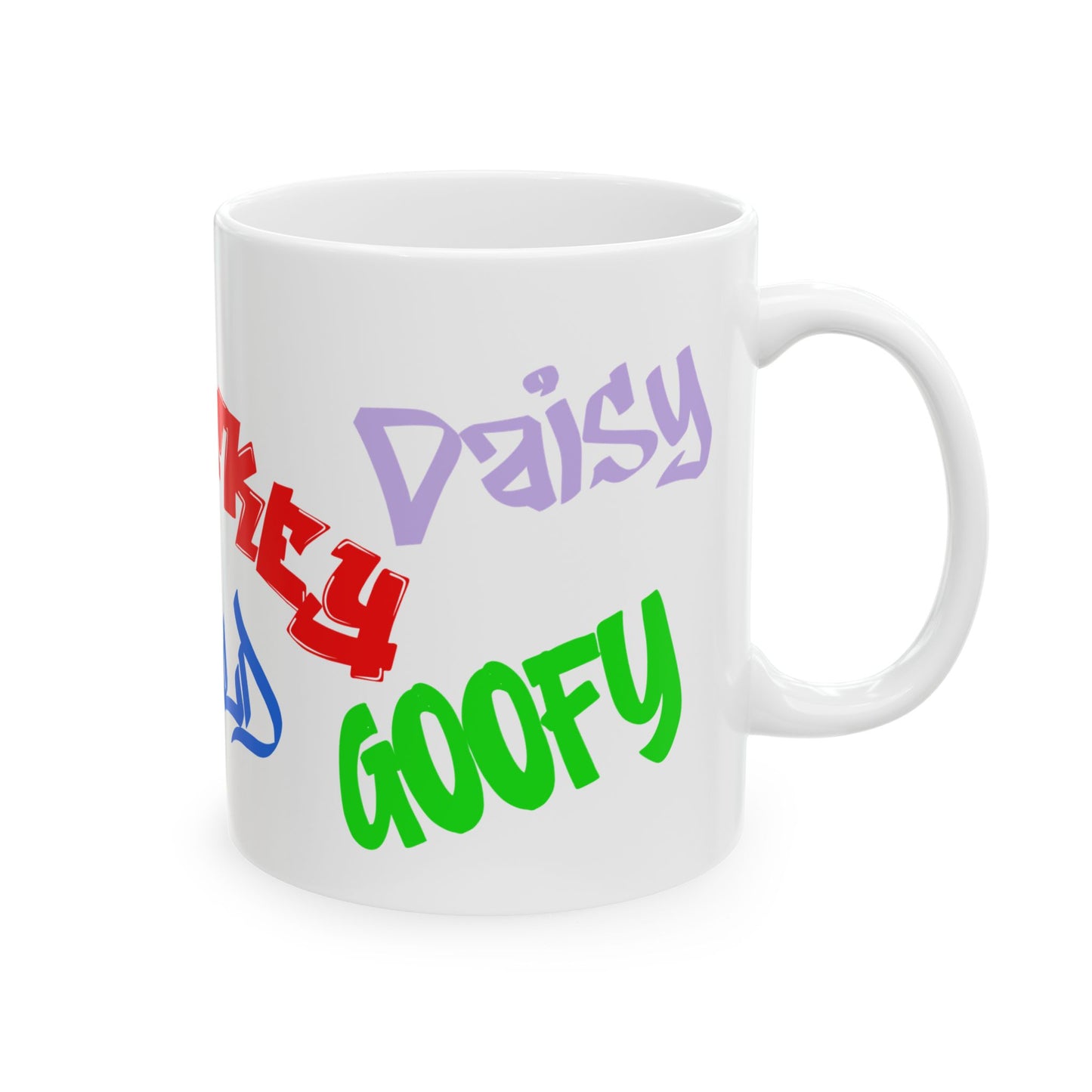 Colorful Cartoon Character Ceramic Mug - 11oz & 15oz