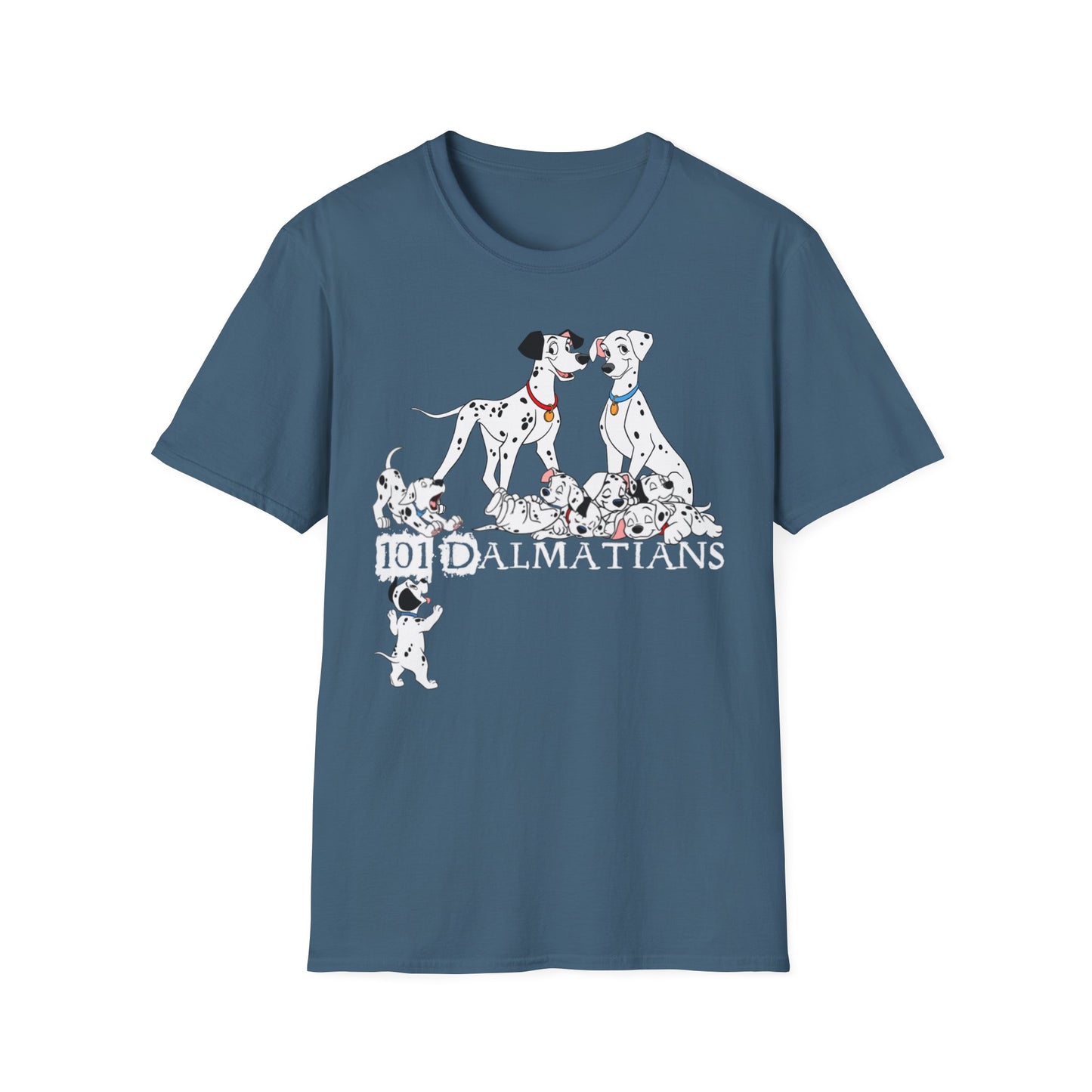 101 Dalmatians Unisex Softstyle T-Shirt - Perfect Gift for Dog Lovers