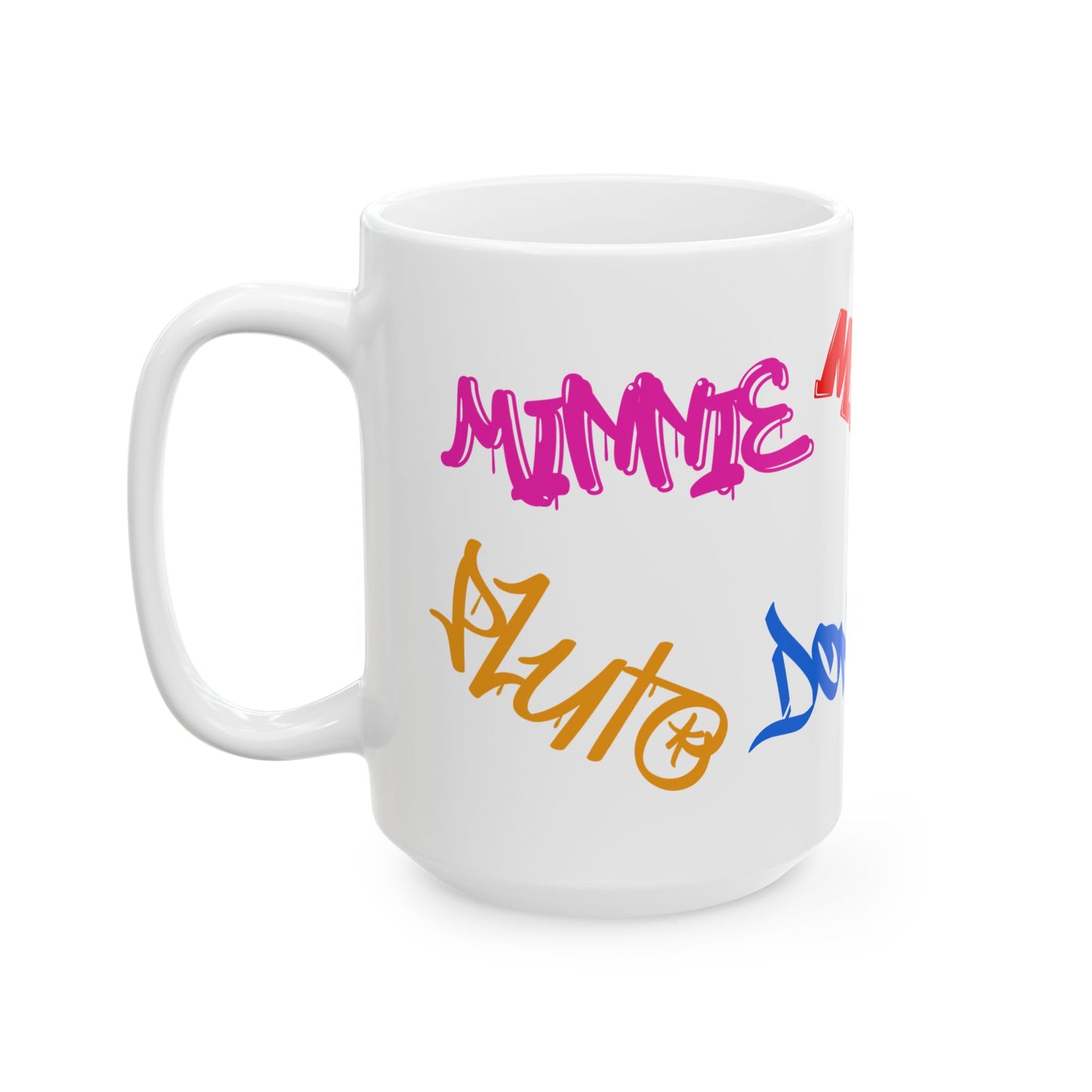 Colorful Cartoon Character Ceramic Mug - 11oz & 15oz