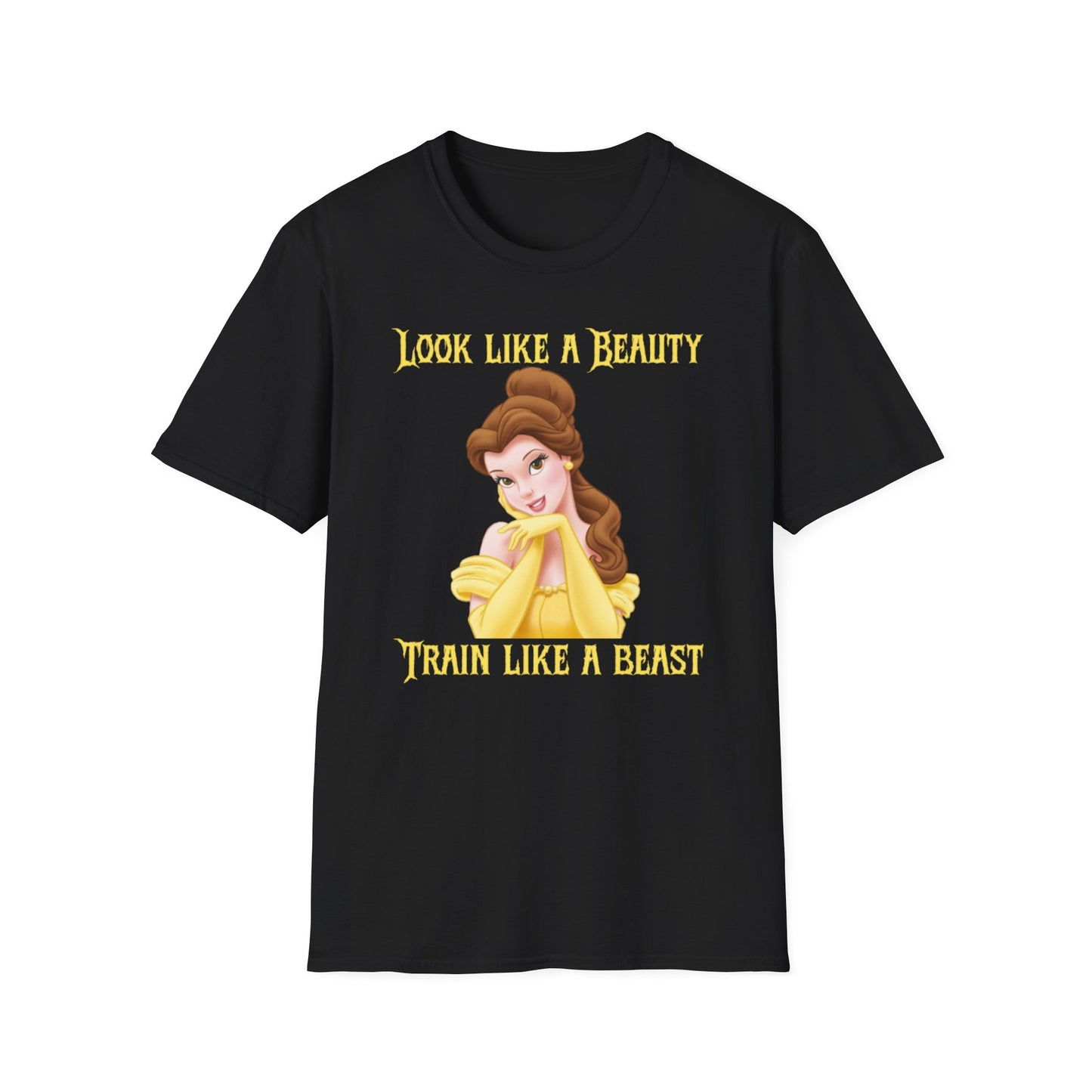 Beauty and the Beast Fitness T-Shirt - Unisex Softstyle Tee Disney