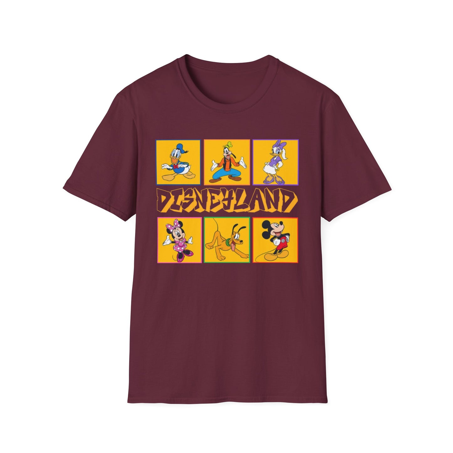 Disneyland Punk T-Shirt, Mickey and Friends Tee, Unisex Softstyle Top, Disney Shirt, Alternative Style Clothing