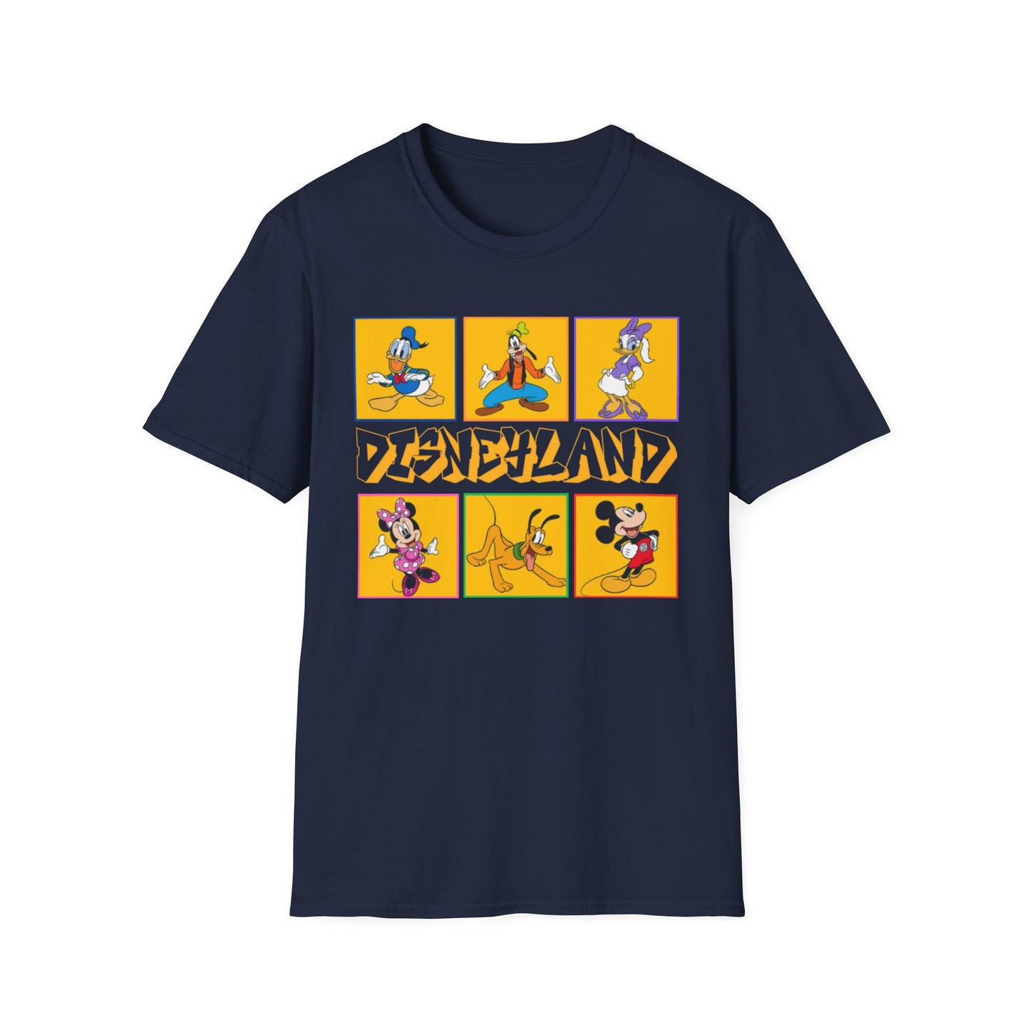 Disneyland Punk T-Shirt, Mickey and Friends Tee, Unisex Softstyle Top, Disney Shirt, Alternative Style Clothing