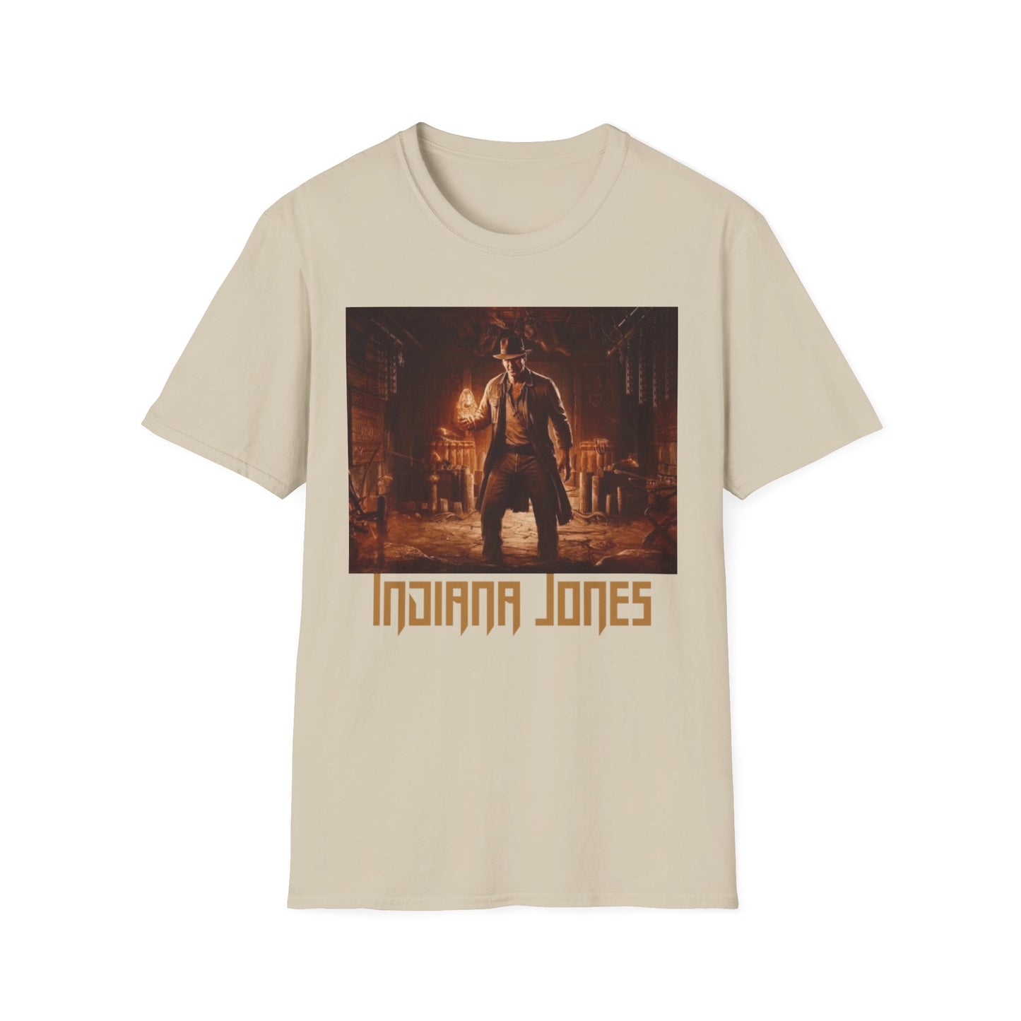 Indiana Jones Unisex Softstyle T-Shirt - Adventure Graphic Tee Disney