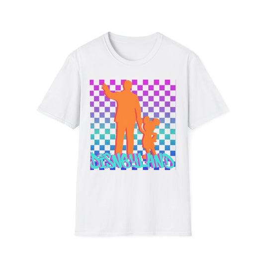 Disneyland Skater T-Shirt with Walt Disney and Mickey Mouse Silhouette