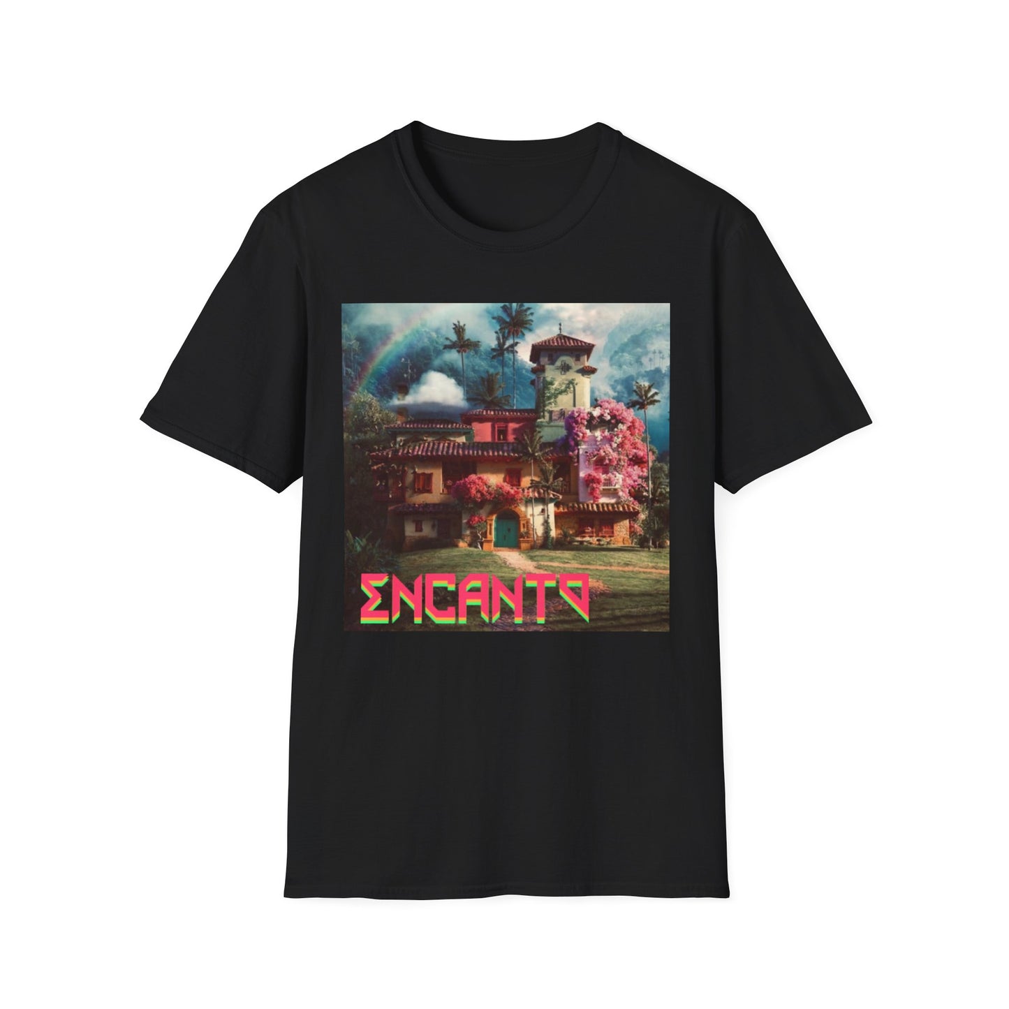 Unisex Encanto-Inspired Softstyle T-Shirt - Vintage Vibe for Dreamers Disney
