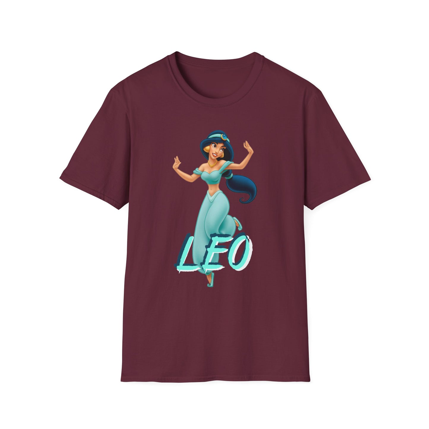Leo Princess T-Shirt, Unisex Softstyle Tee, Astrology Gift, Zodiac Apparel, Birthday Gift, Casual Wear