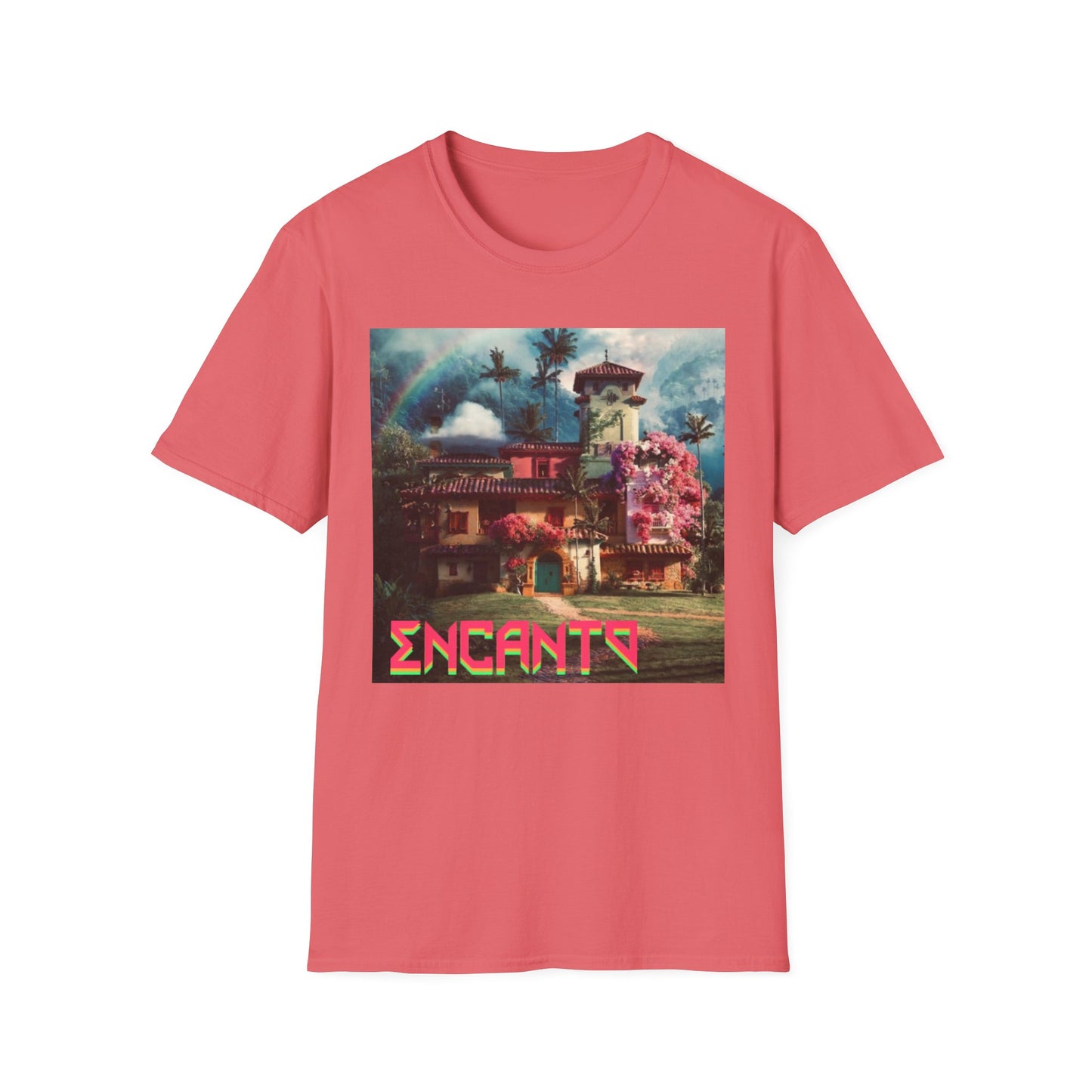 Unisex Encanto-Inspired Softstyle T-Shirt - Vintage Vibe for Dreamers Disney