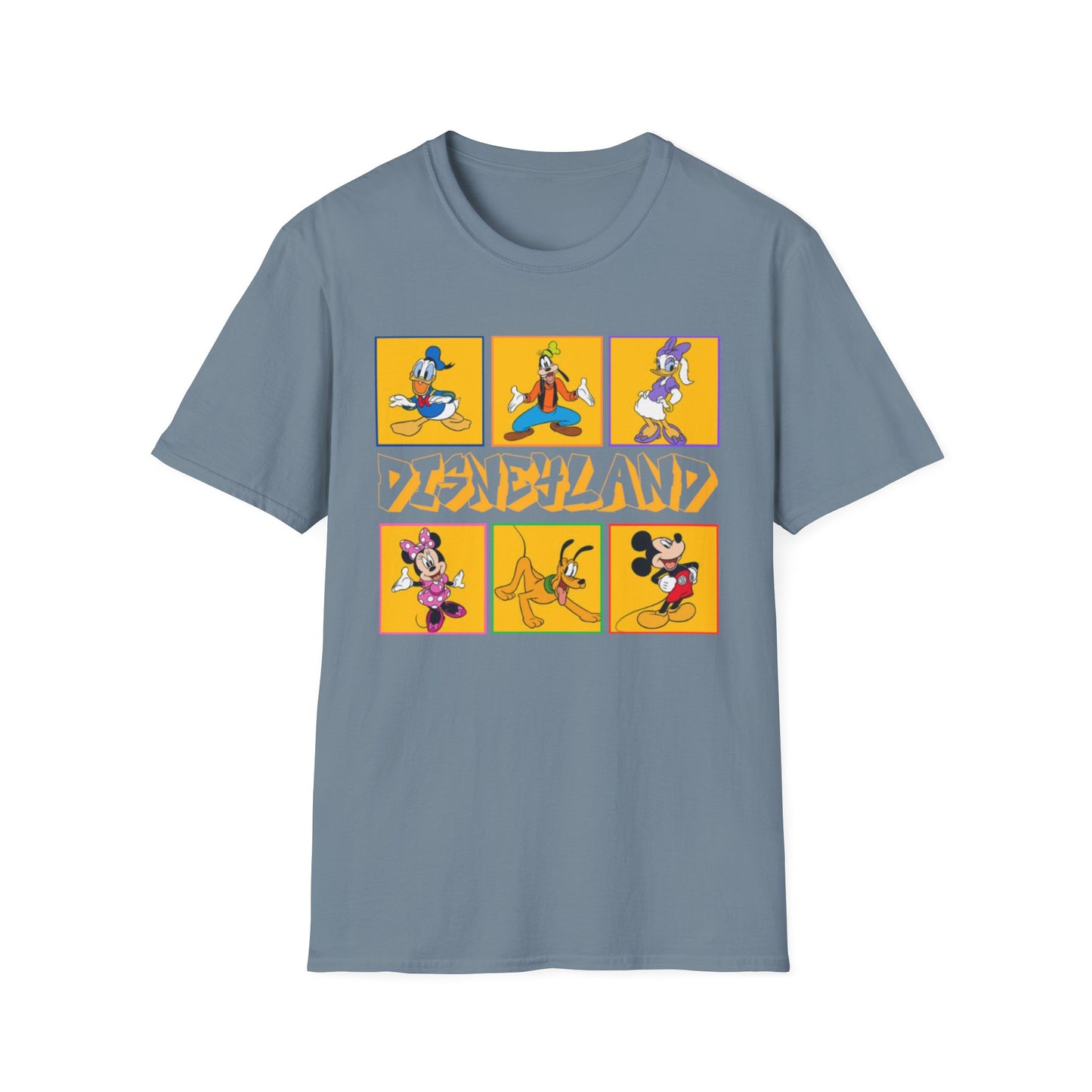 Disneyland Punk T-Shirt, Mickey and Friends Tee, Unisex Softstyle Top, Disney Shirt, Alternative Style Clothing