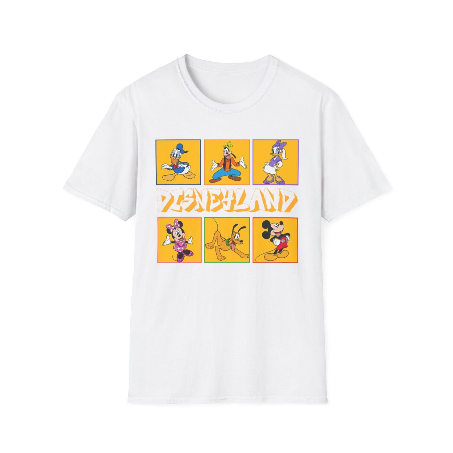 Disneyland Punk T-Shirt, Mickey and Friends Tee, Unisex Softstyle Top, Disney Shirt, Alternative Style Clothing