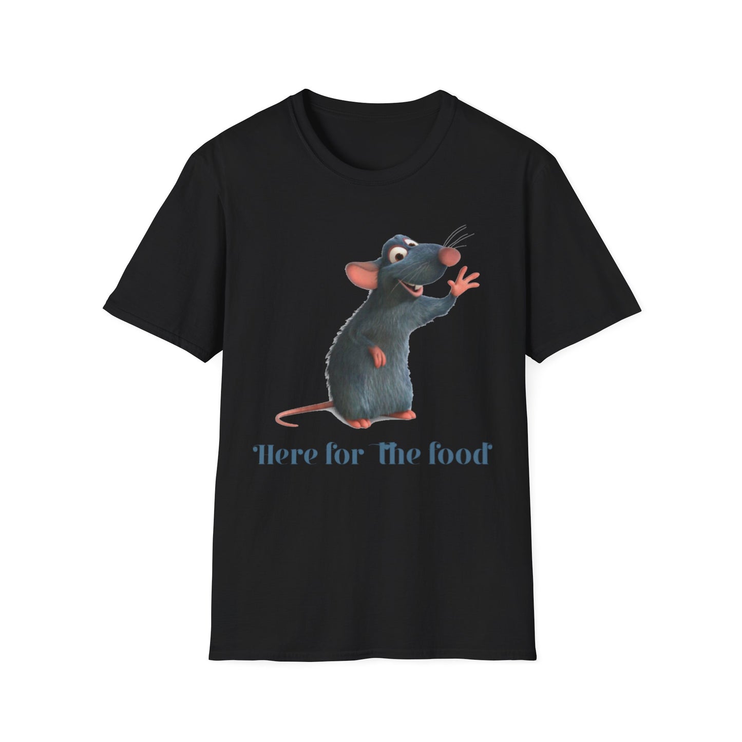 Here for the Food T-Shirt - Unisex Softstyle Tee Ratatouille