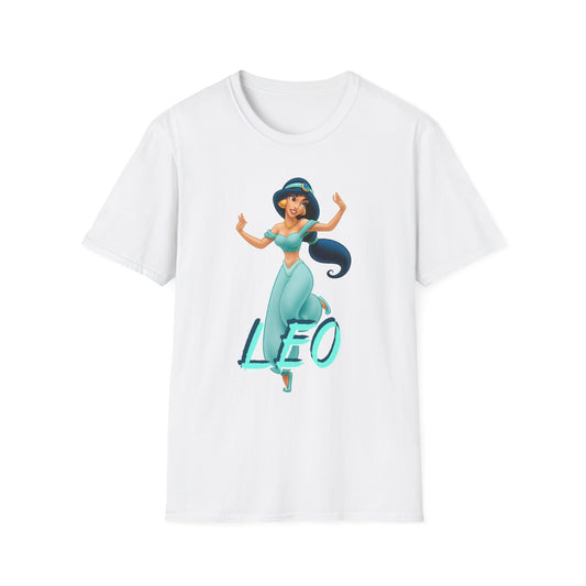 Leo Princess T-Shirt, Unisex Softstyle Tee, Astrology Gift, Zodiac Apparel, Birthday Gift, Casual Wear