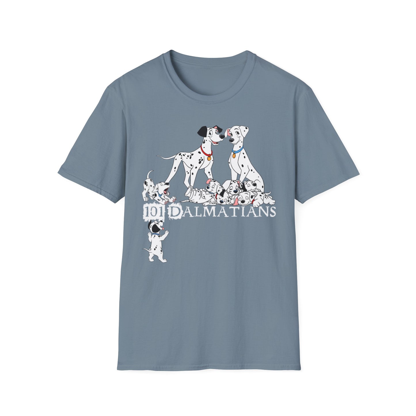 101 Dalmatians Unisex Softstyle T-Shirt - Perfect Gift for Dog Lovers