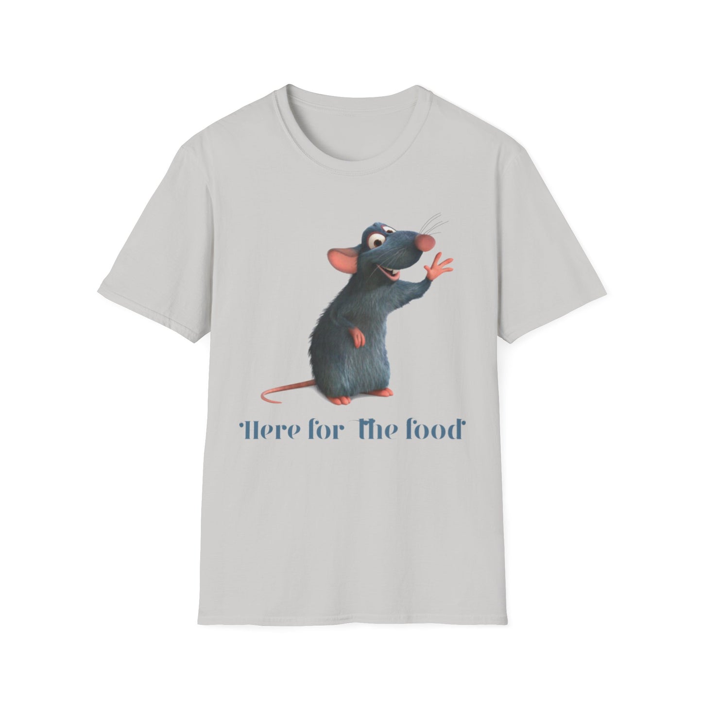 Here for the Food T-Shirt - Unisex Softstyle Tee Ratatouille