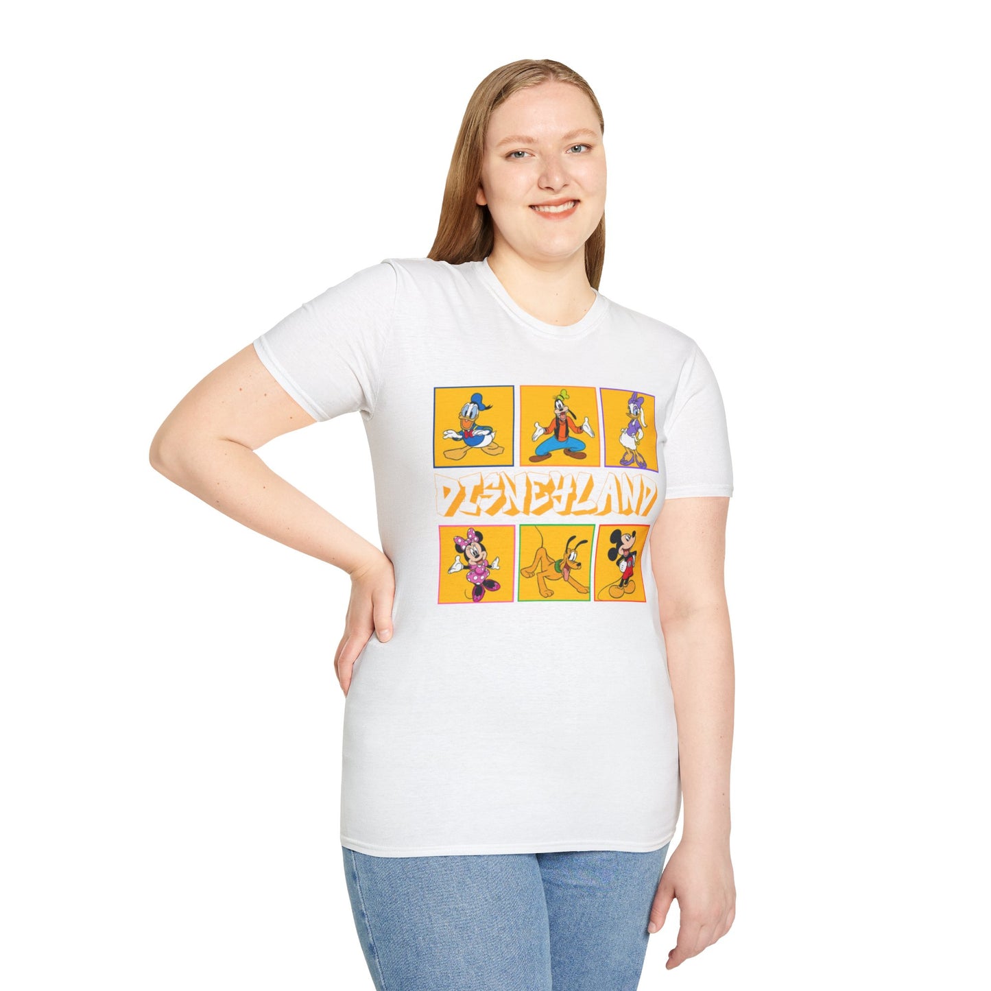 Disneyland Punk T-Shirt, Mickey and Friends Tee, Unisex Softstyle Top, Disney Shirt, Alternative Style Clothing