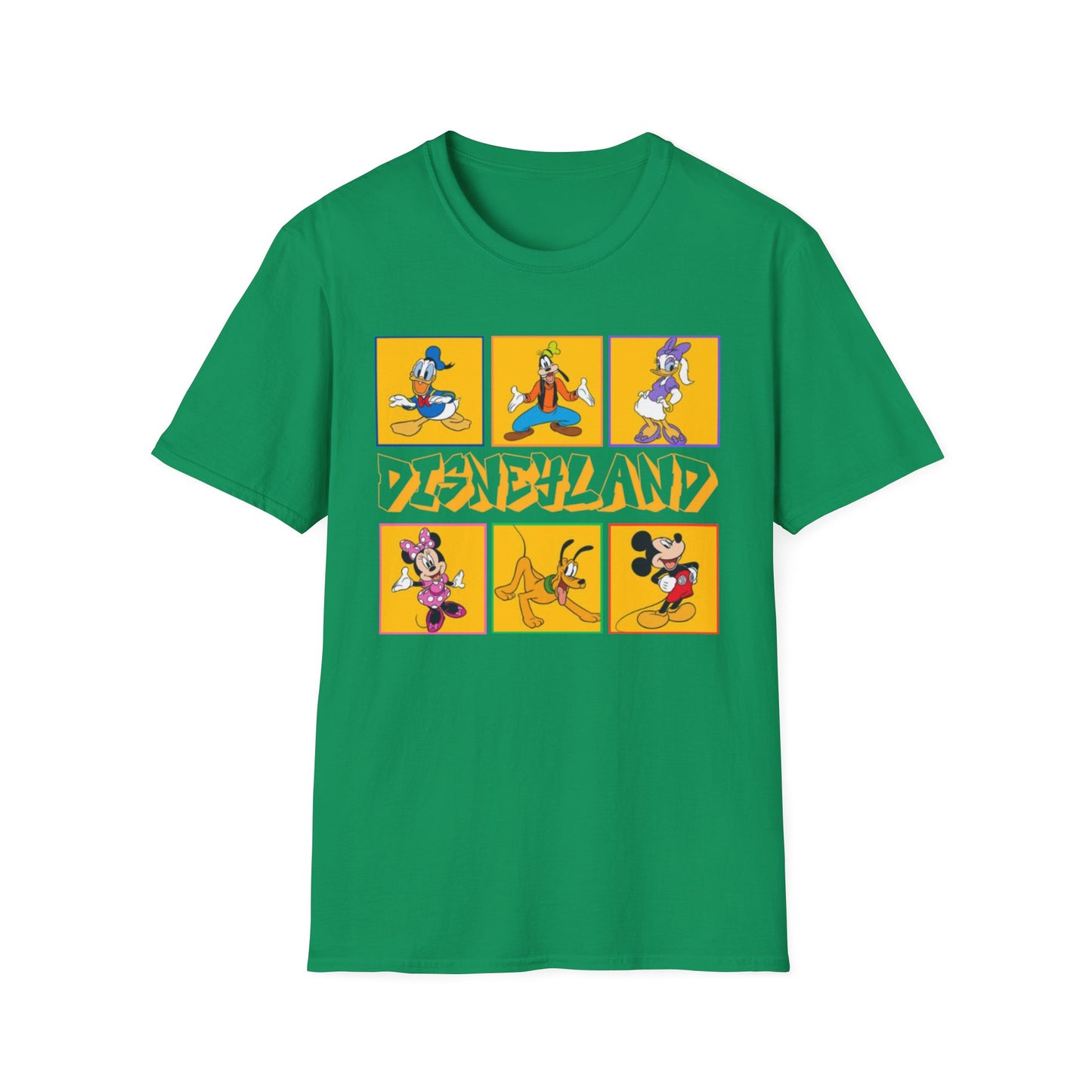 Disneyland Punk T-Shirt, Mickey and Friends Tee, Unisex Softstyle Top, Disney Shirt, Alternative Style Clothing