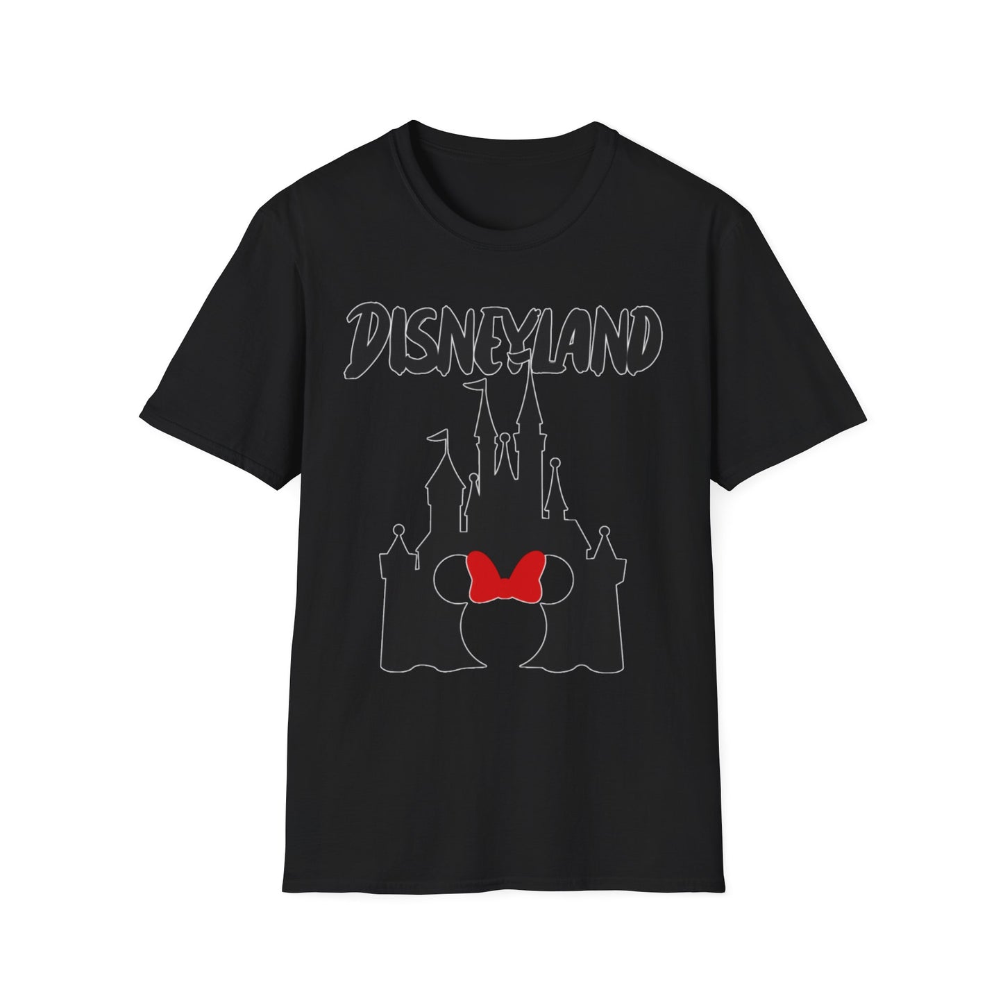 Disneyland Outline Unisex Softstyle T-Shirt - Magical Adventure Tee