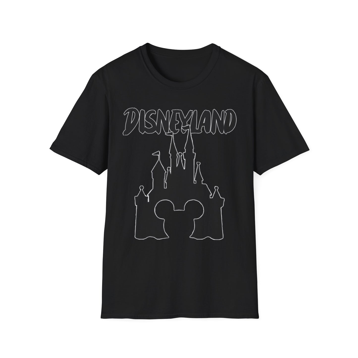 Disneyland Outline Unisex Softstyle T-Shirt - Magical Adventure Tee