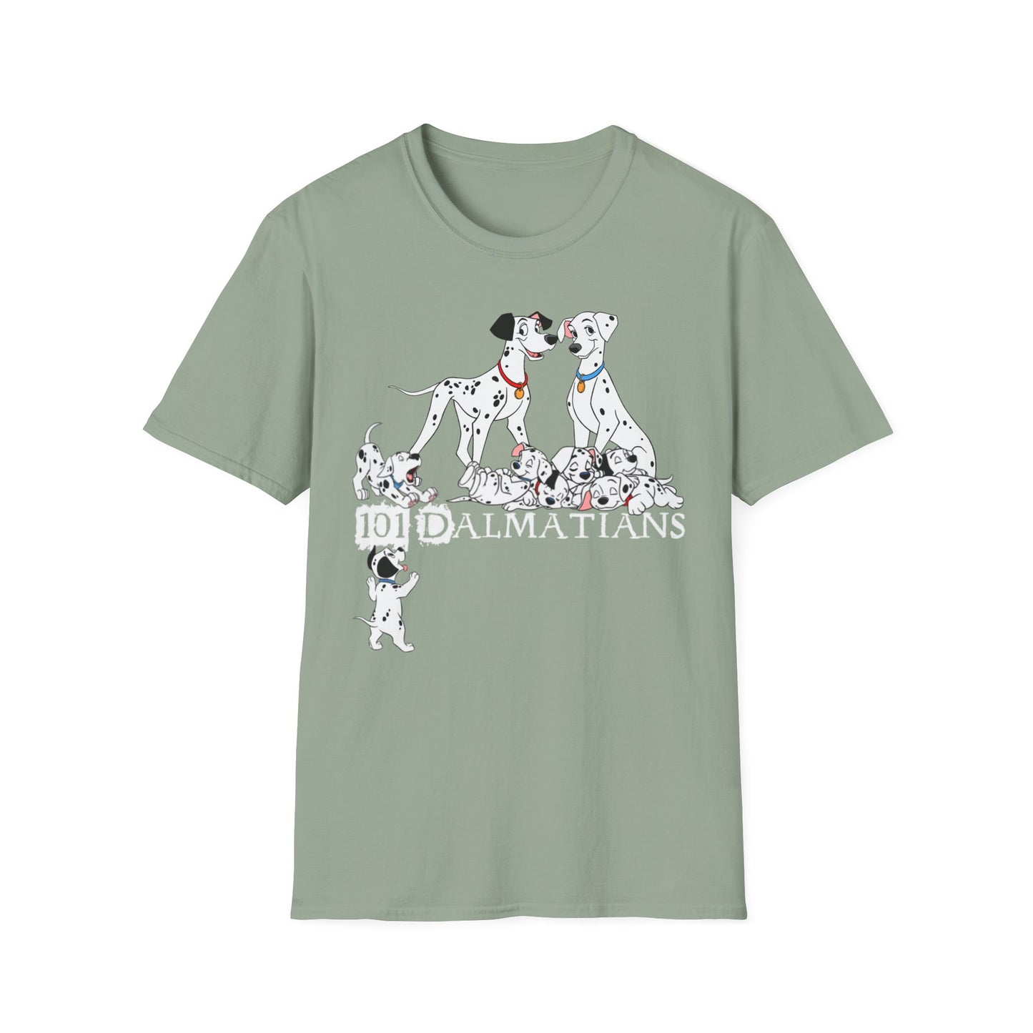 101 Dalmatians Unisex Softstyle T-Shirt - Perfect Gift for Dog Lovers