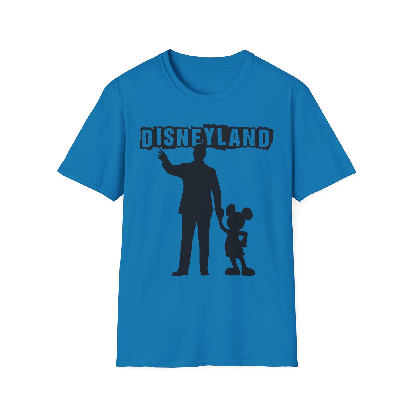 Disneyland Silhouette Unisex Softstyle T-Shirt - Perfect for Park Lovers and Adventurers