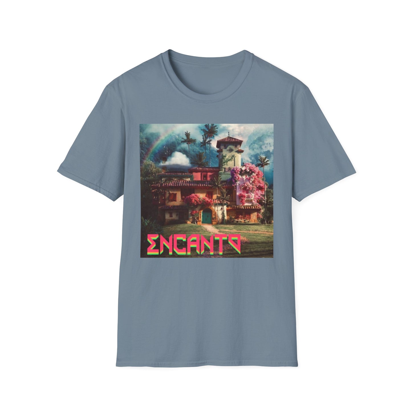 Unisex Encanto-Inspired Softstyle T-Shirt - Vintage Vibe for Dreamers Disney