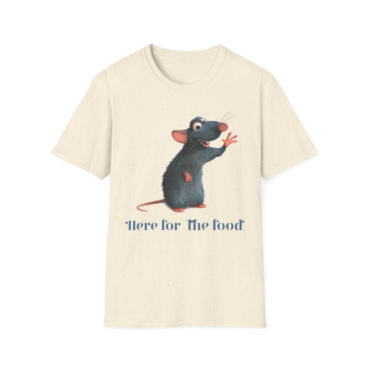 Here for the Food T-Shirt - Unisex Softstyle Tee Ratatouille