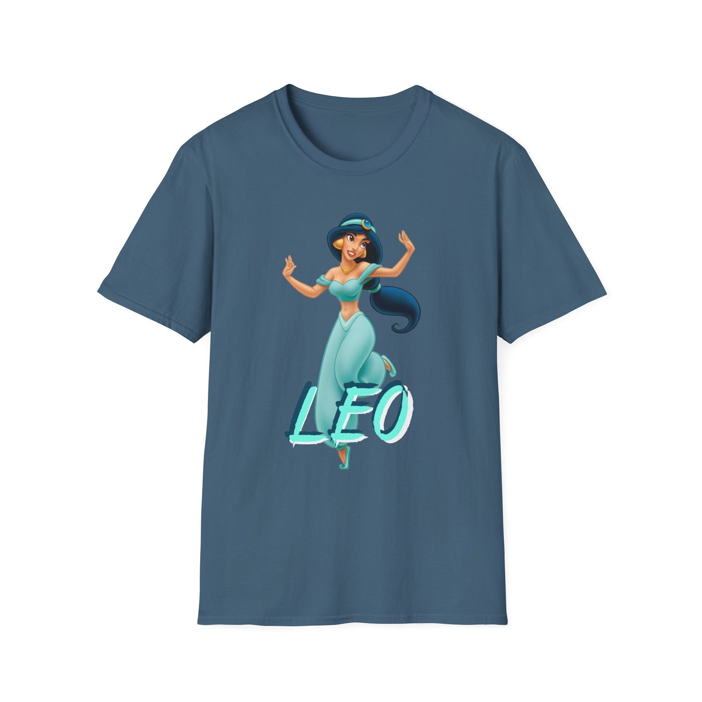Leo Princess T-Shirt, Unisex Softstyle Tee, Astrology Gift, Zodiac Apparel, Birthday Gift, Casual Wear