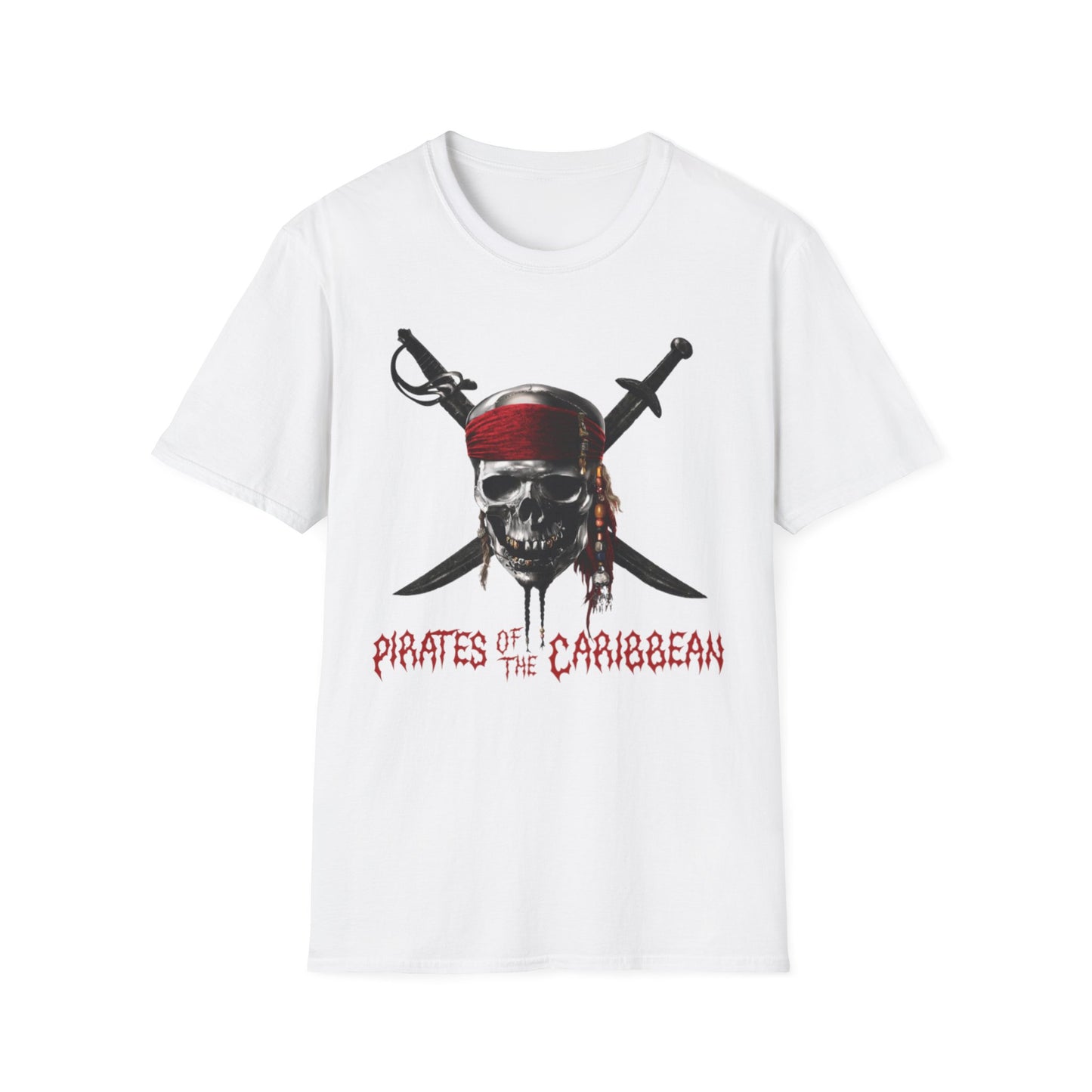 Pirates of the Caribbean Unisex Softstyle T-Shirt - Perfect for Fans and Adventure Lovers