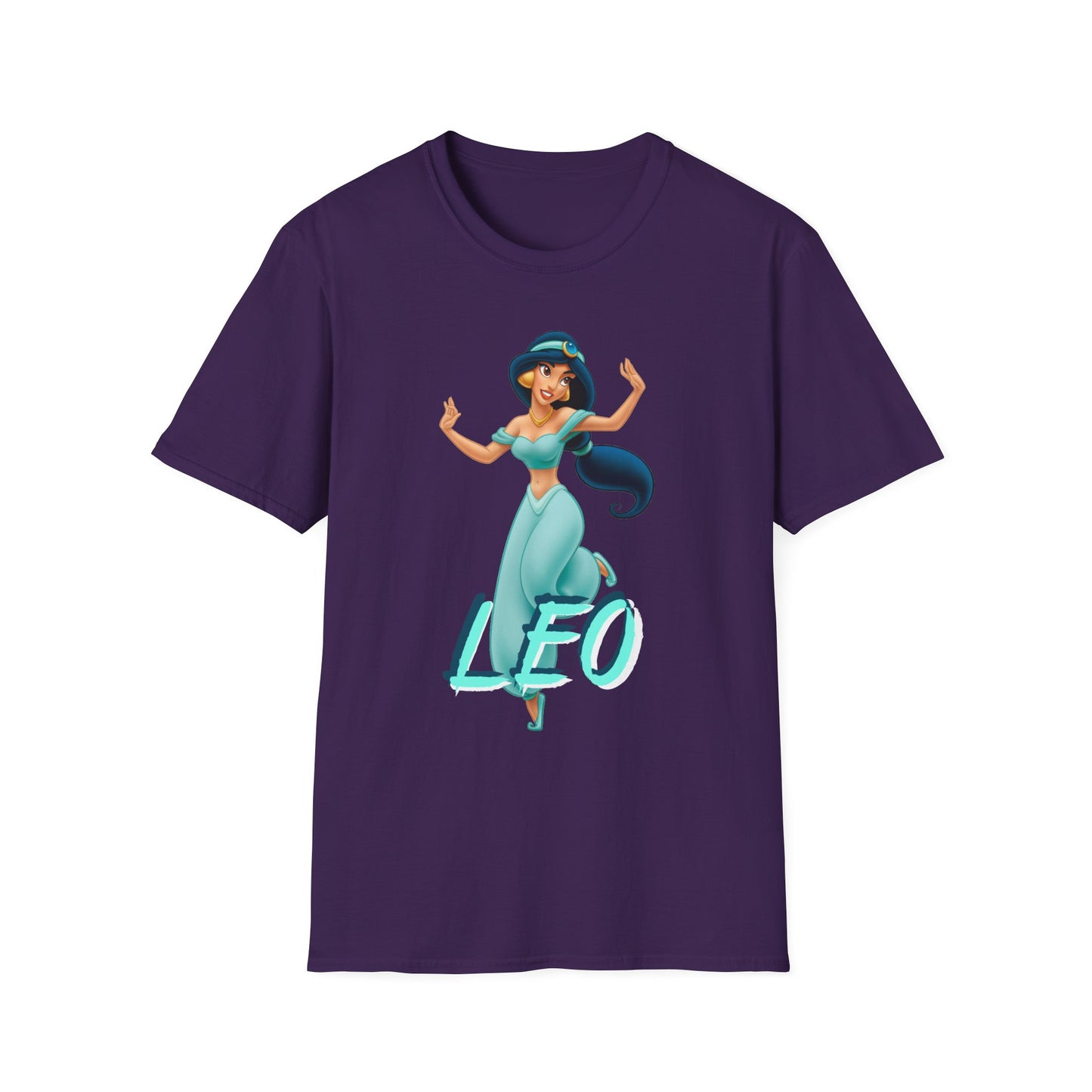 Leo Princess T-Shirt, Unisex Softstyle Tee, Astrology Gift, Zodiac Apparel, Birthday Gift, Casual Wear