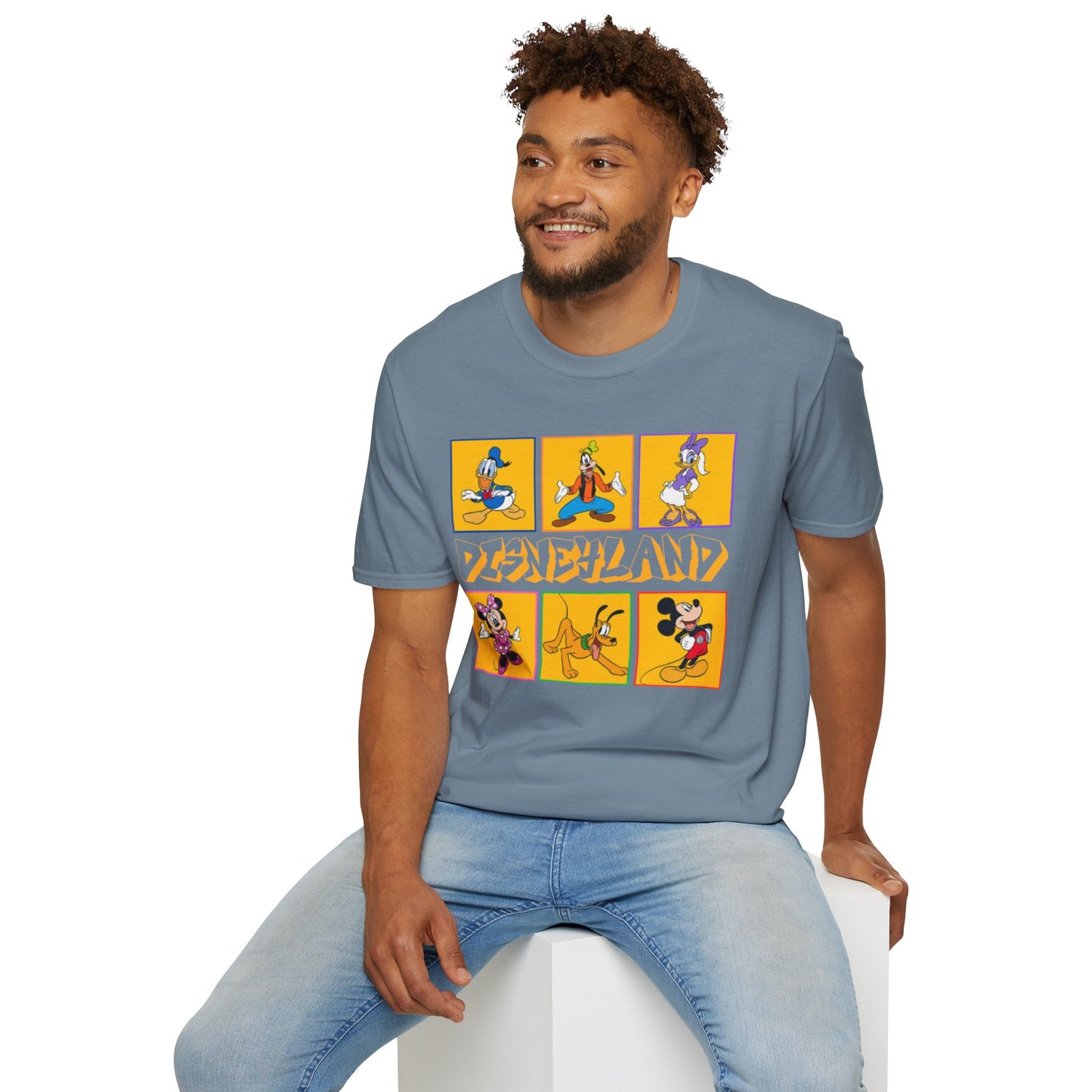 Disneyland Punk T-Shirt, Mickey and Friends Tee, Unisex Softstyle Top, Disney Shirt, Alternative Style Clothing