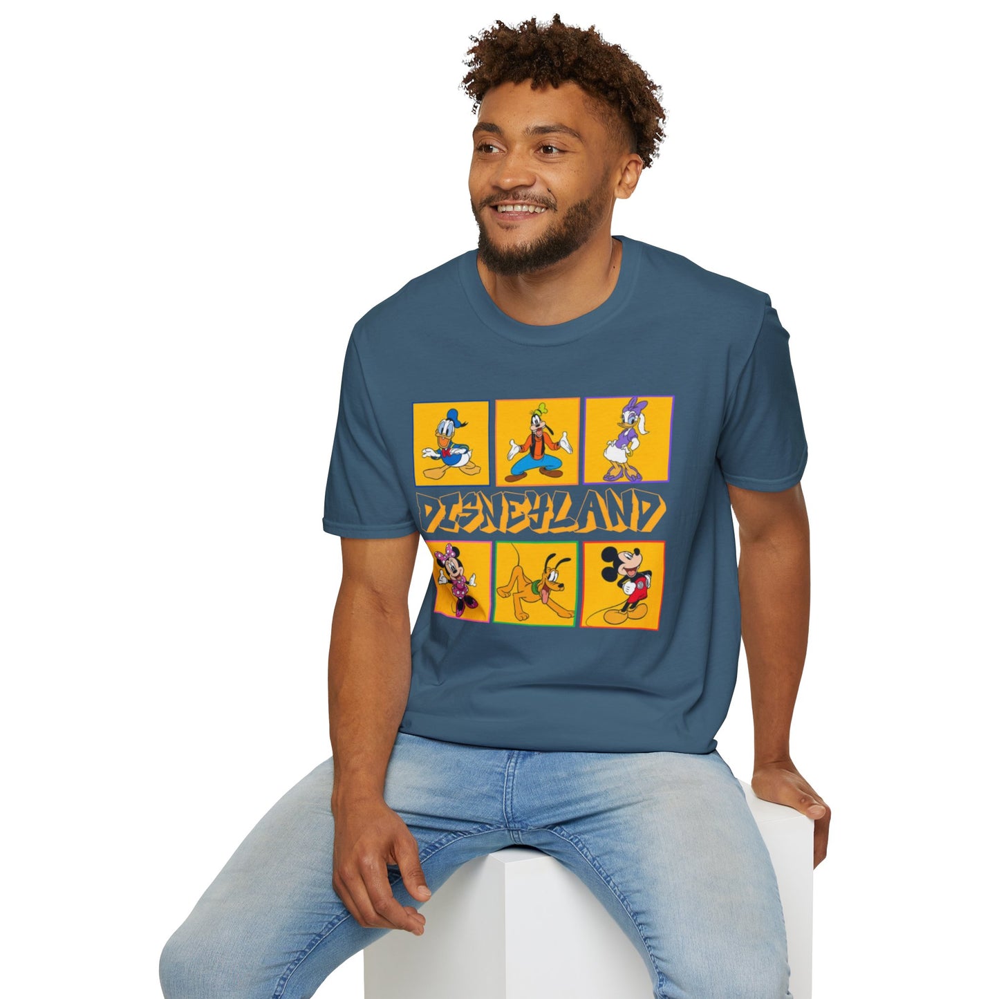 Disneyland Punk T-Shirt, Mickey and Friends Tee, Unisex Softstyle Top, Disney Shirt, Alternative Style Clothing