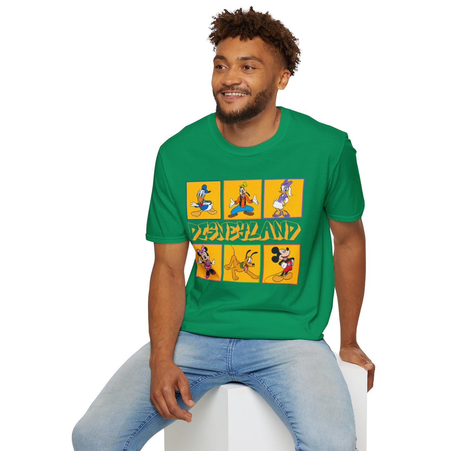 Disneyland Punk T-Shirt, Mickey and Friends Tee, Unisex Softstyle Top, Disney Shirt, Alternative Style Clothing