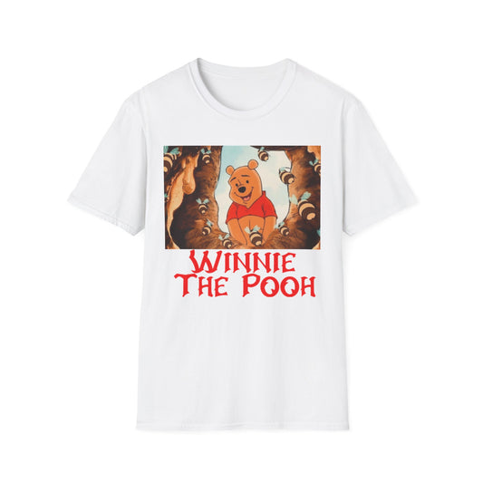 Winnie the Pooh Unisex Softstyle T-Shirt - Nostalgic Cartoon Tee for Kids and Adults