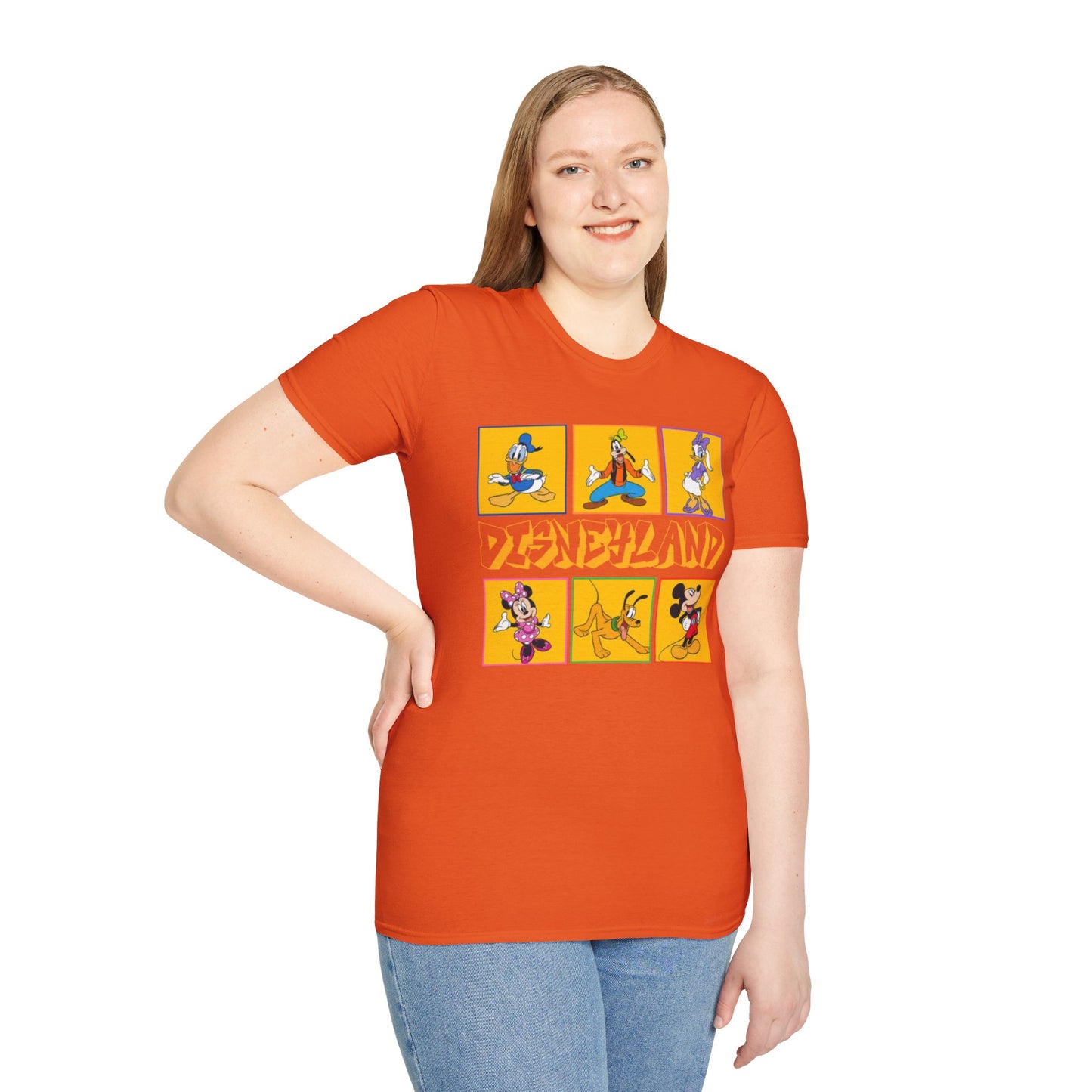 Disneyland Punk T-Shirt, Mickey and Friends Tee, Unisex Softstyle Top, Disney Shirt, Alternative Style Clothing