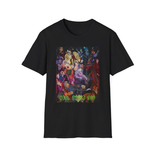 Emo Disney Villains - funny graphic - unisex t-shirt