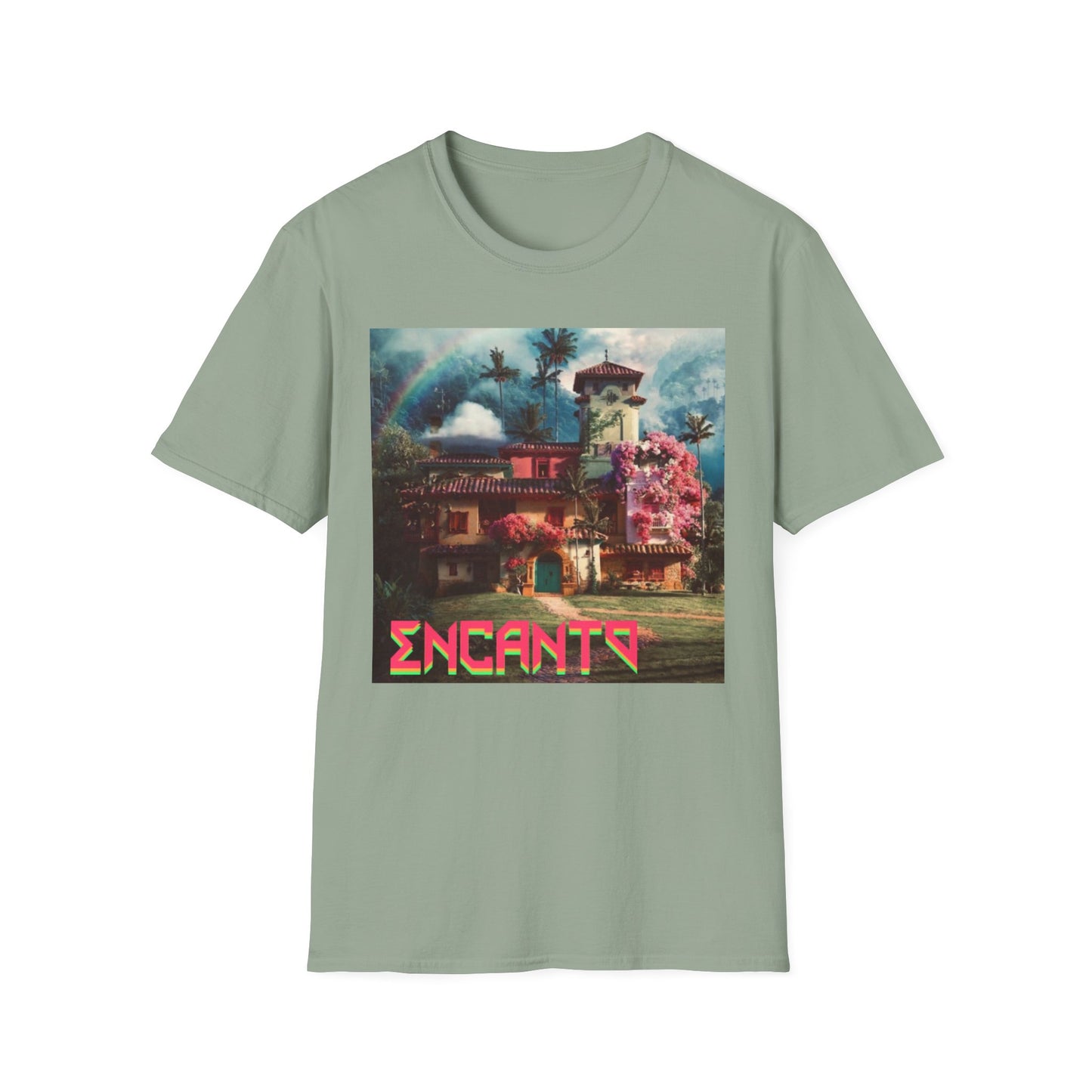 Unisex Encanto-Inspired Softstyle T-Shirt - Vintage Vibe for Dreamers Disney