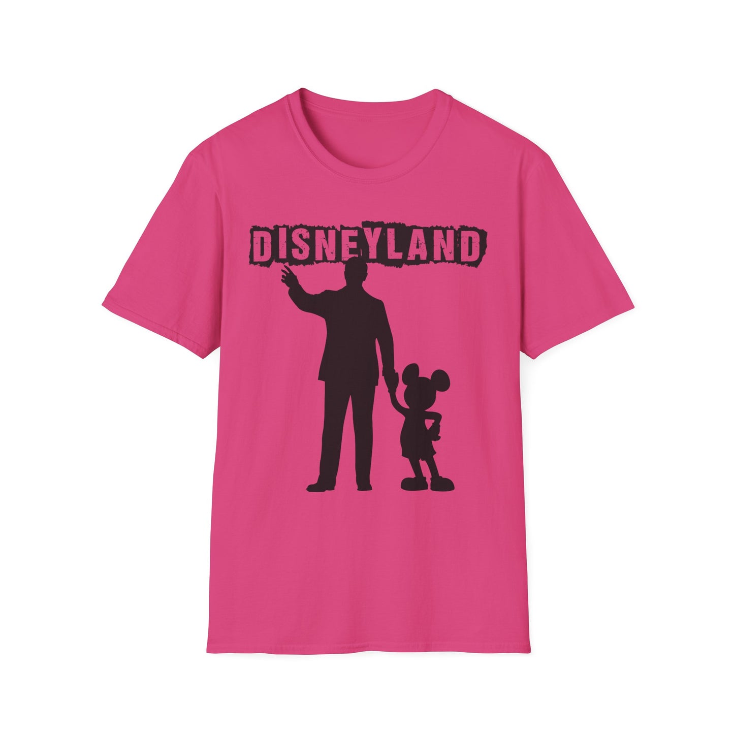 Disneyland Silhouette Unisex Softstyle T-Shirt - Perfect for Park Lovers and Adventurers