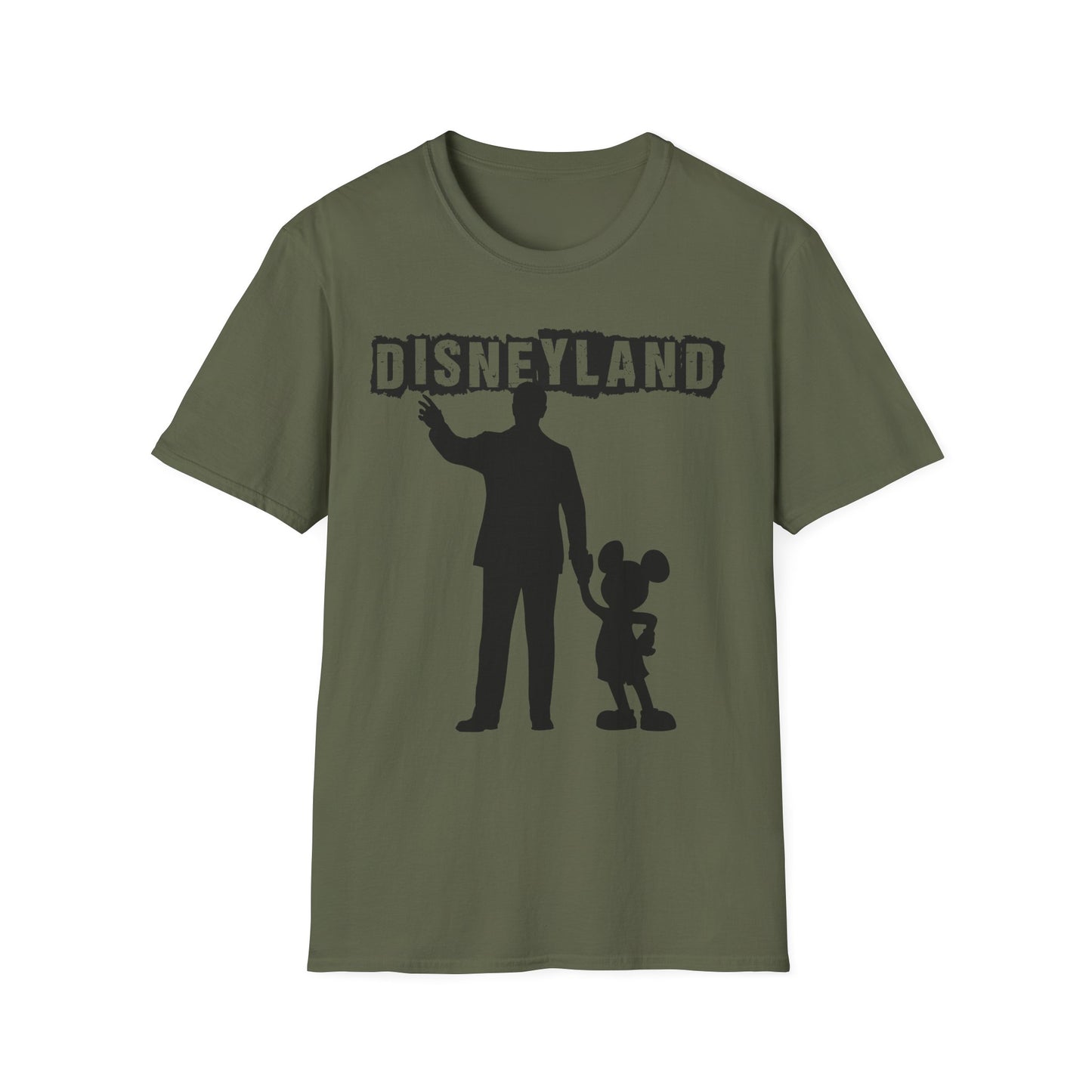 Disneyland Silhouette Unisex Softstyle T-Shirt - Perfect for Park Lovers and Adventurers