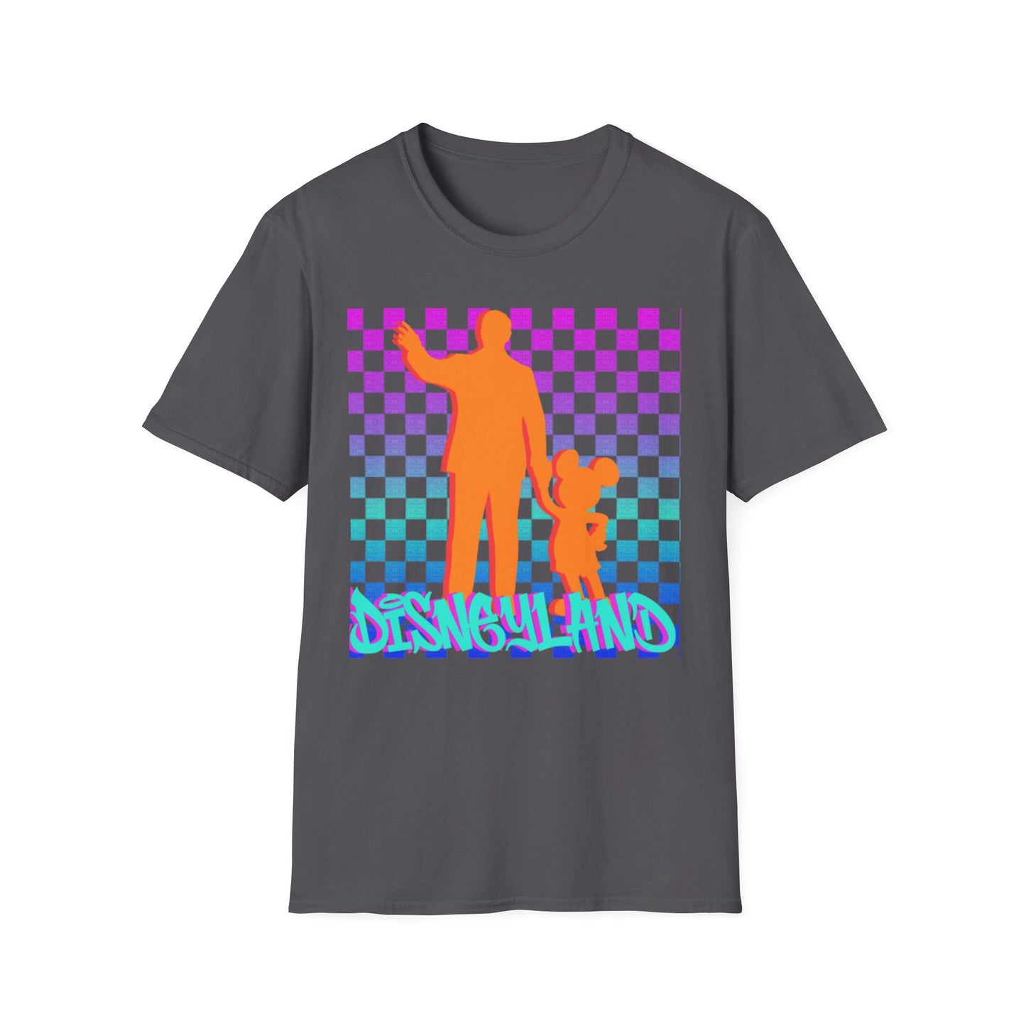 Disneyland Skater T-Shirt with Walt Disney and Mickey Mouse Silhouette