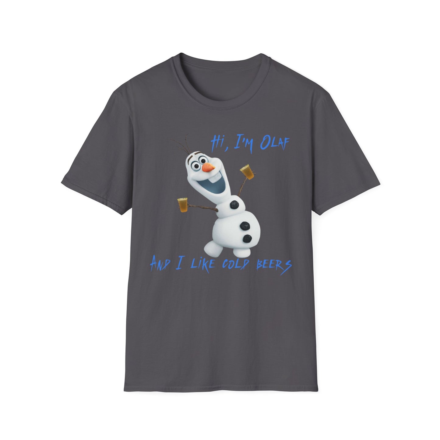 Fun Olaf Beer Unisex T-Shirt - Perfect for Parties and Summer Celebrations