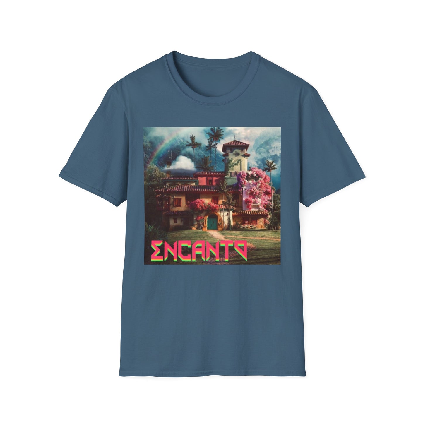 Unisex Encanto-Inspired Softstyle T-Shirt - Vintage Vibe for Dreamers Disney