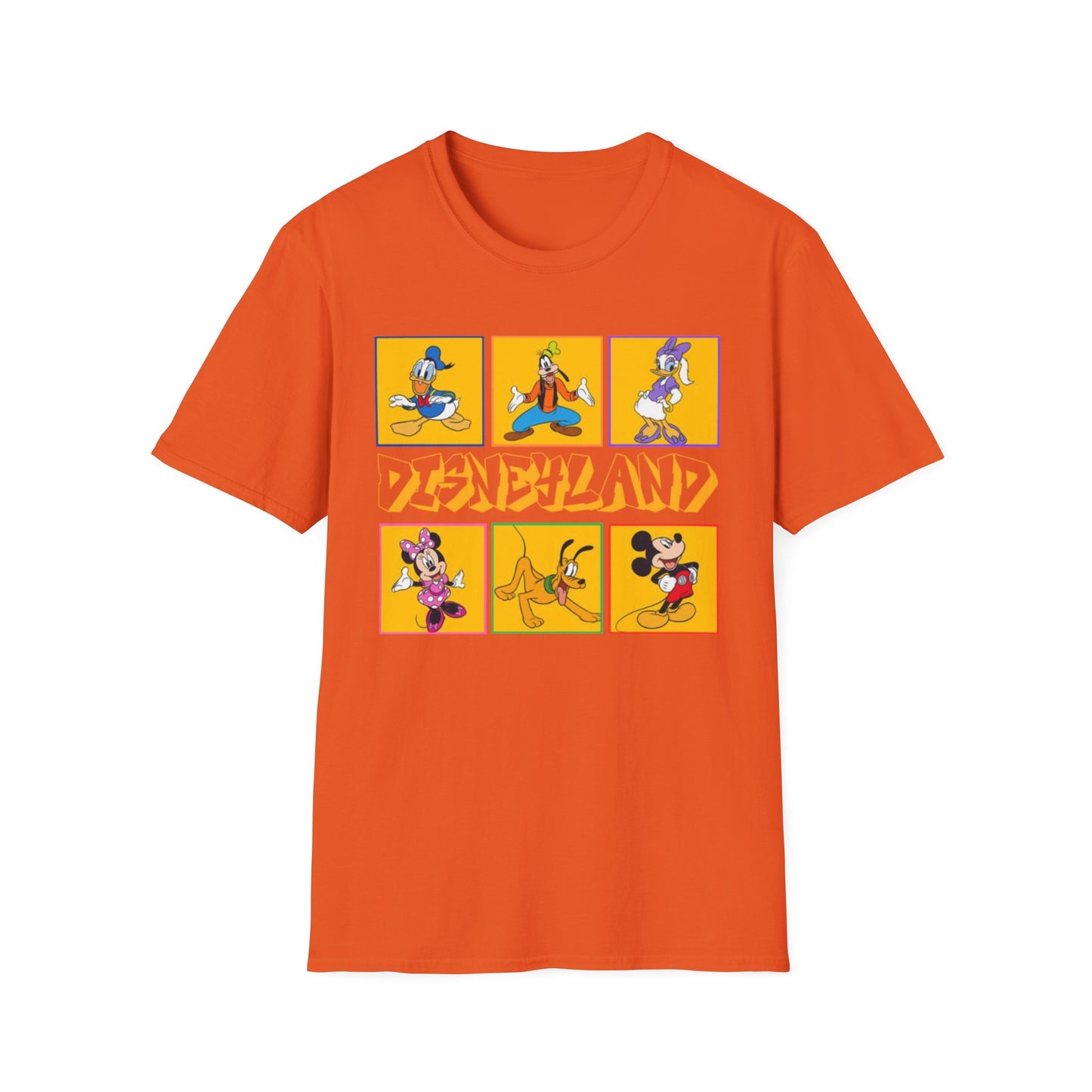 Disneyland Punk T-Shirt, Mickey and Friends Tee, Unisex Softstyle Top, Disney Shirt, Alternative Style Clothing