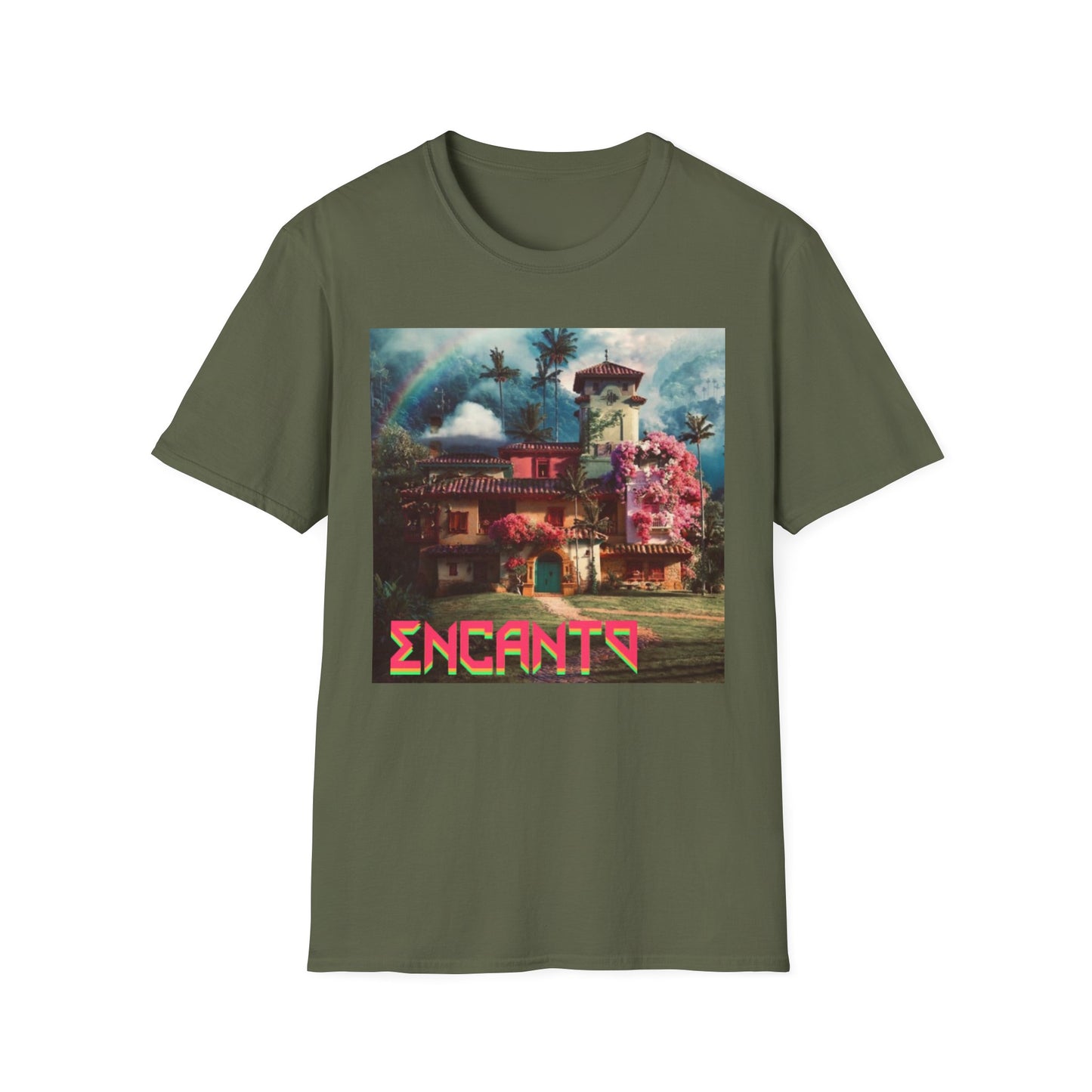 Unisex Encanto-Inspired Softstyle T-Shirt - Vintage Vibe for Dreamers Disney