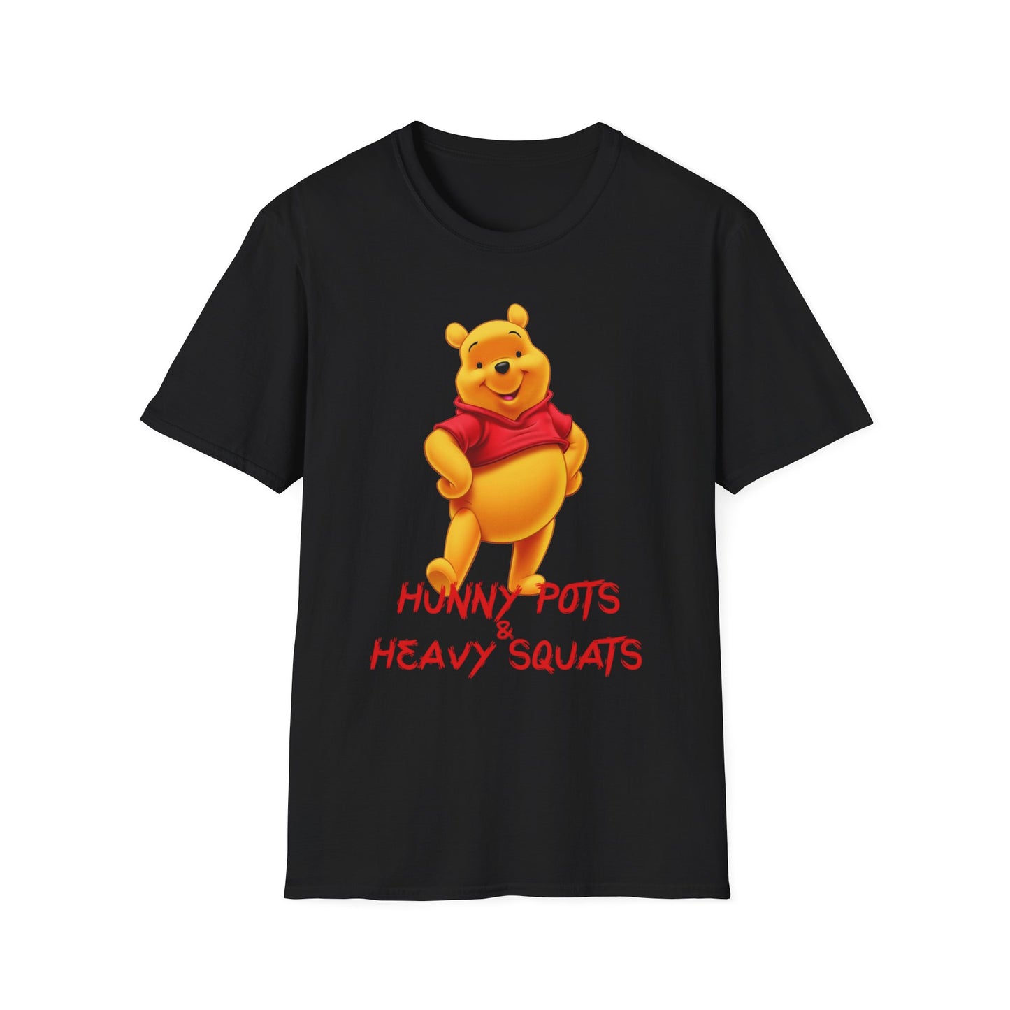 Unisex Softstyle T-Shirt | Funny Hunny Pots Heavy Scout Tee Winnie the pooh