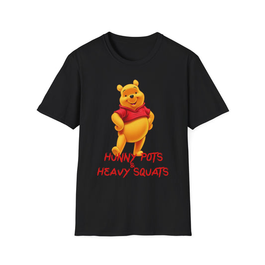 Unisex Softstyle T-Shirt | Funny Hunny Pots Heavy Scout Tee Winnie the pooh