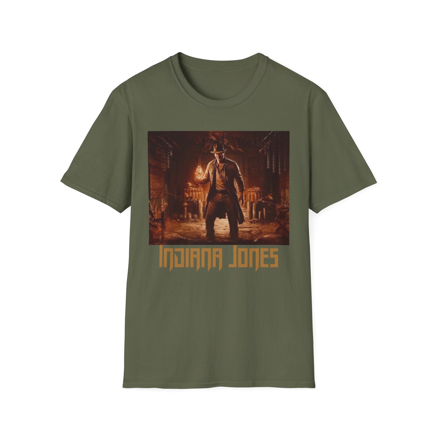 Indiana Jones Unisex Softstyle T-Shirt - Adventure Graphic Tee Disney
