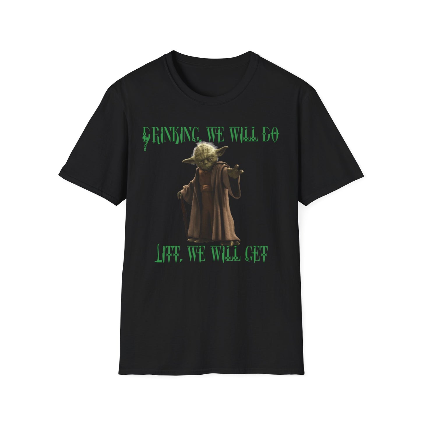 Funny Yoda Quote Unisex Softstyle T-Shirt - Perfect for Star Wars Fans